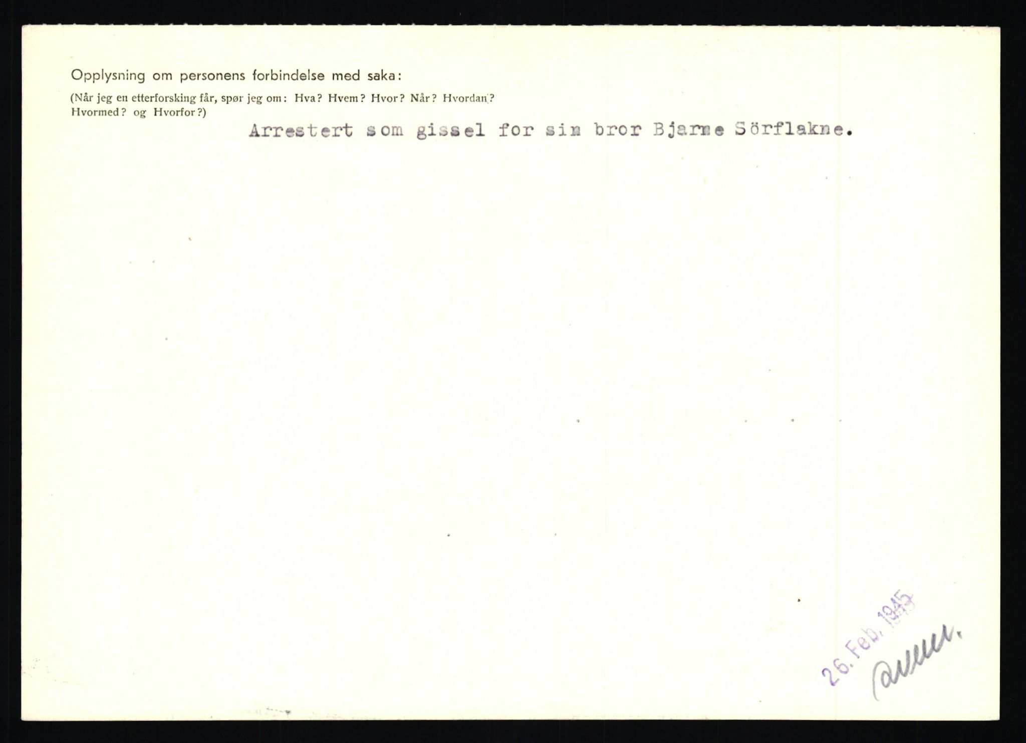 Statspolitiet - Hovedkontoret / Osloavdelingen, AV/RA-S-1329/C/Ca/L0015: Svea - Tøsse, 1943-1945, p. 1626