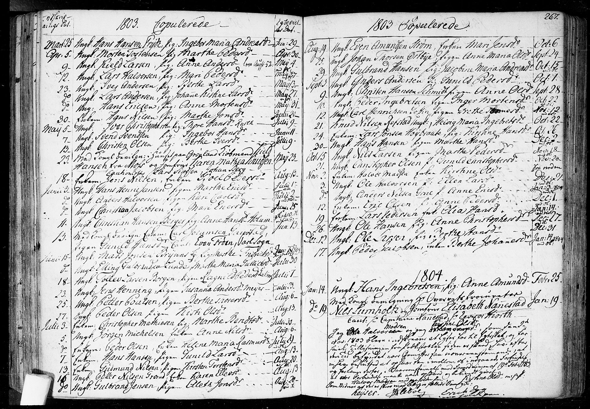 Aker prestekontor kirkebøker, SAO/A-10861/F/L0010: Parish register (official) no. 10, 1786-1809, p. 267
