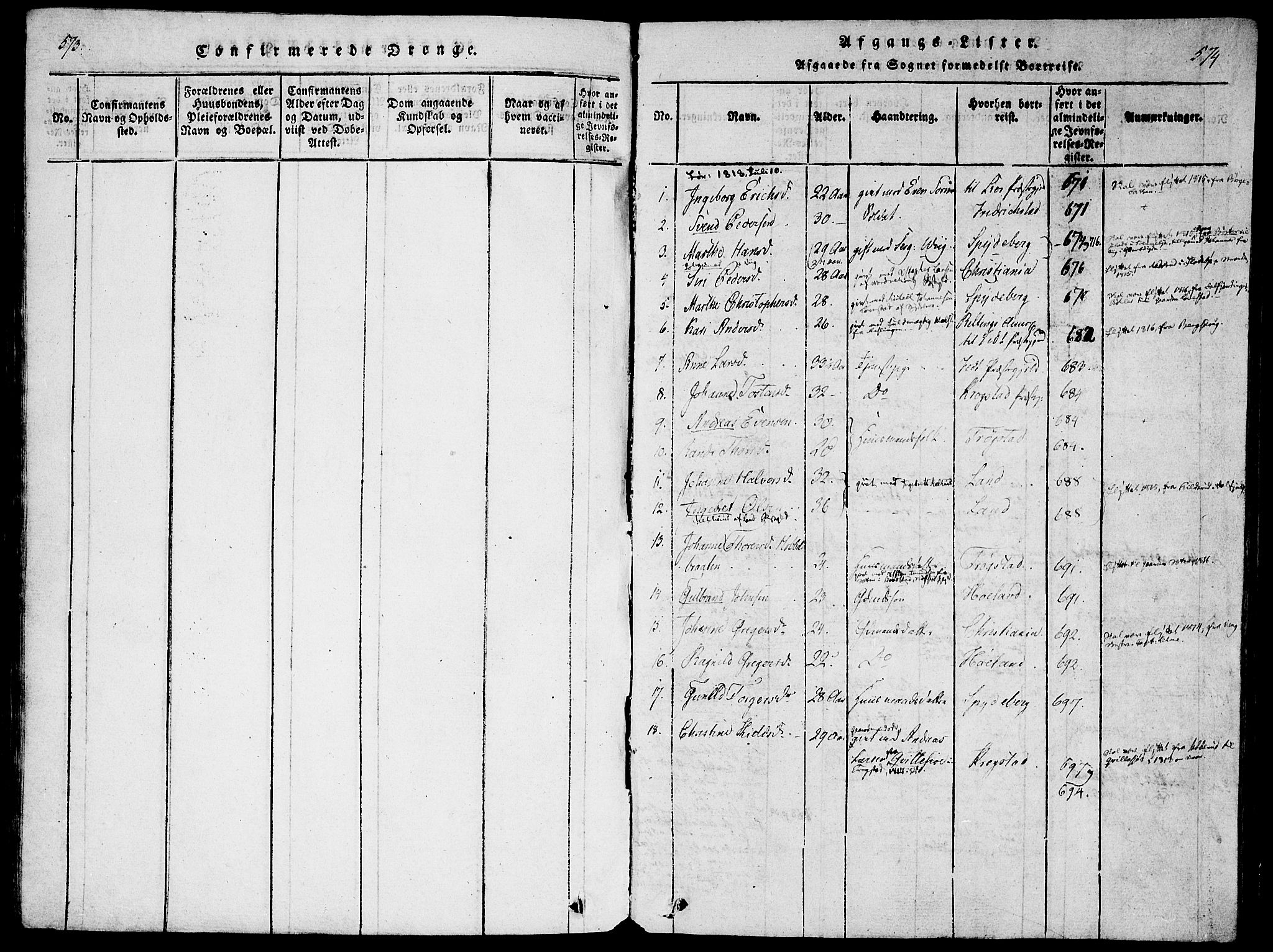 Enebakk prestekontor Kirkebøker, AV/SAO-A-10171c/F/Fa/L0005: Parish register (official) no. I 5, 1790-1825, p. 573-574