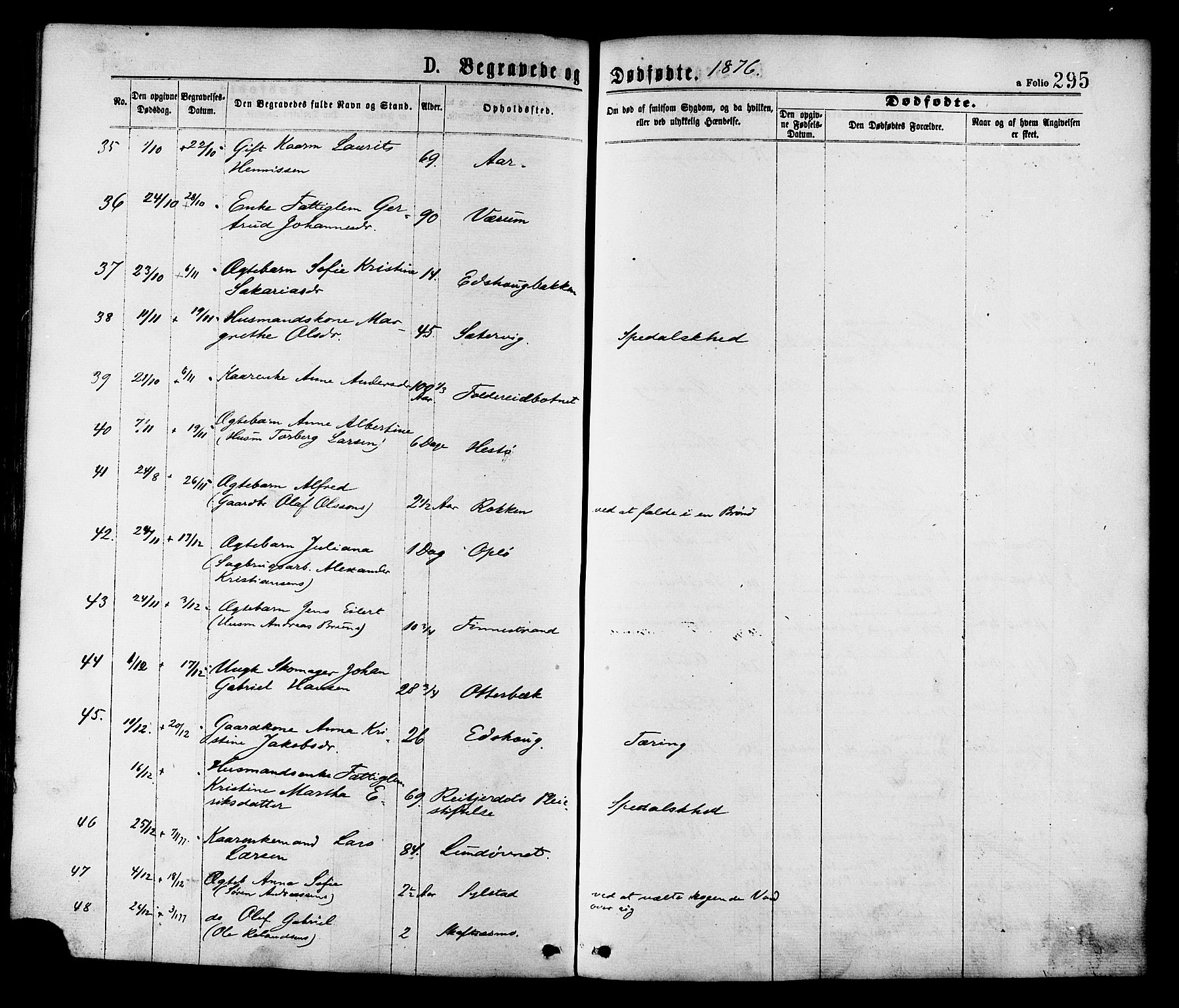 Ministerialprotokoller, klokkerbøker og fødselsregistre - Nord-Trøndelag, SAT/A-1458/780/L0642: Parish register (official) no. 780A07 /1, 1874-1885, p. 295