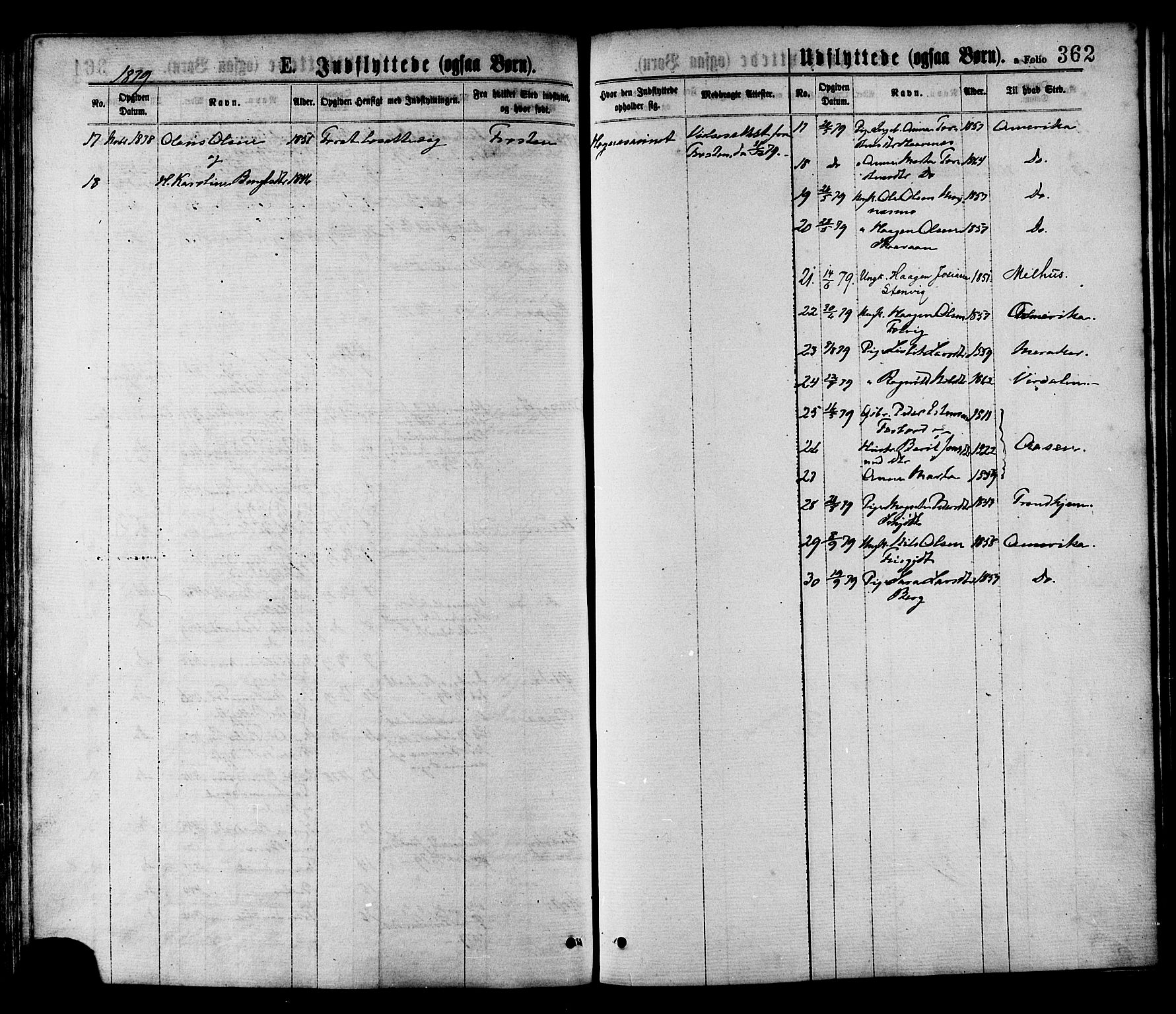 Ministerialprotokoller, klokkerbøker og fødselsregistre - Nord-Trøndelag, AV/SAT-A-1458/709/L0076: Parish register (official) no. 709A16, 1871-1879, p. 362