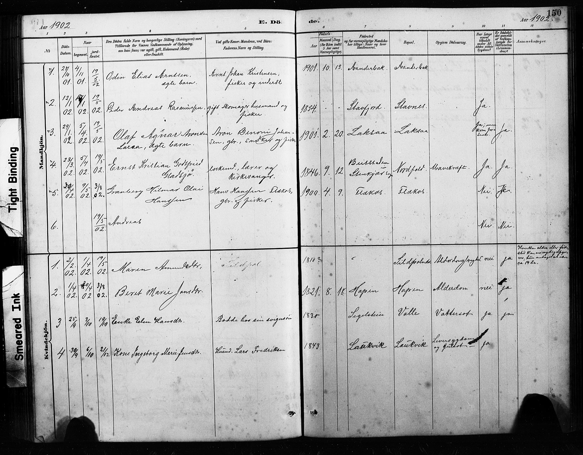 Ministerialprotokoller, klokkerbøker og fødselsregistre - Nordland, AV/SAT-A-1459/858/L0834: Parish register (copy) no. 858C01, 1884-1904, p. 150