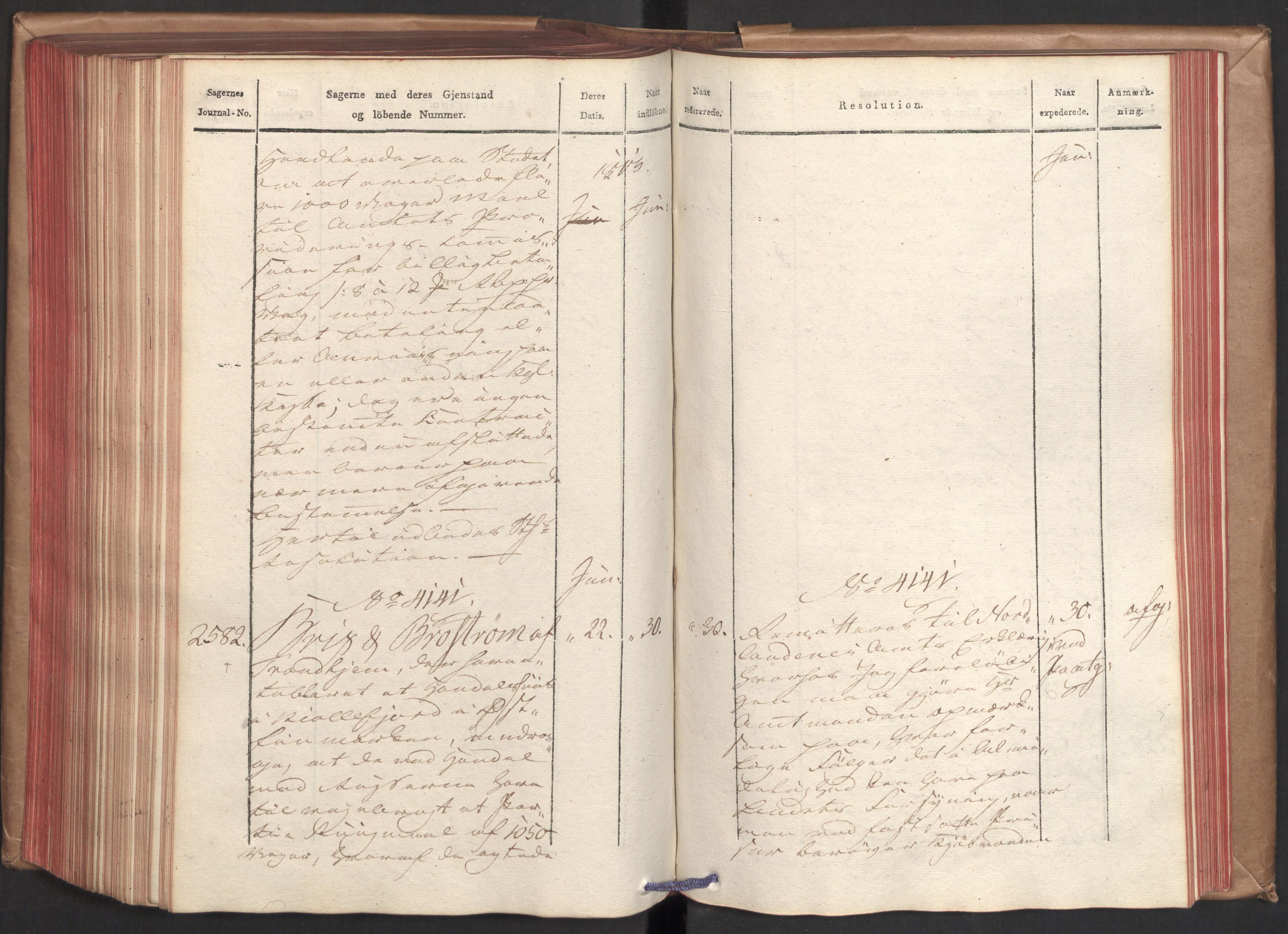 Stattholderembetet 1810-1814, 2. kontor (Kontor B), AV/RA-EA-5432/Ab/L0006: Referatprotokoll,  j.nr. 2262-2602,  l.nr. 2846-4172, 1813, p. 237