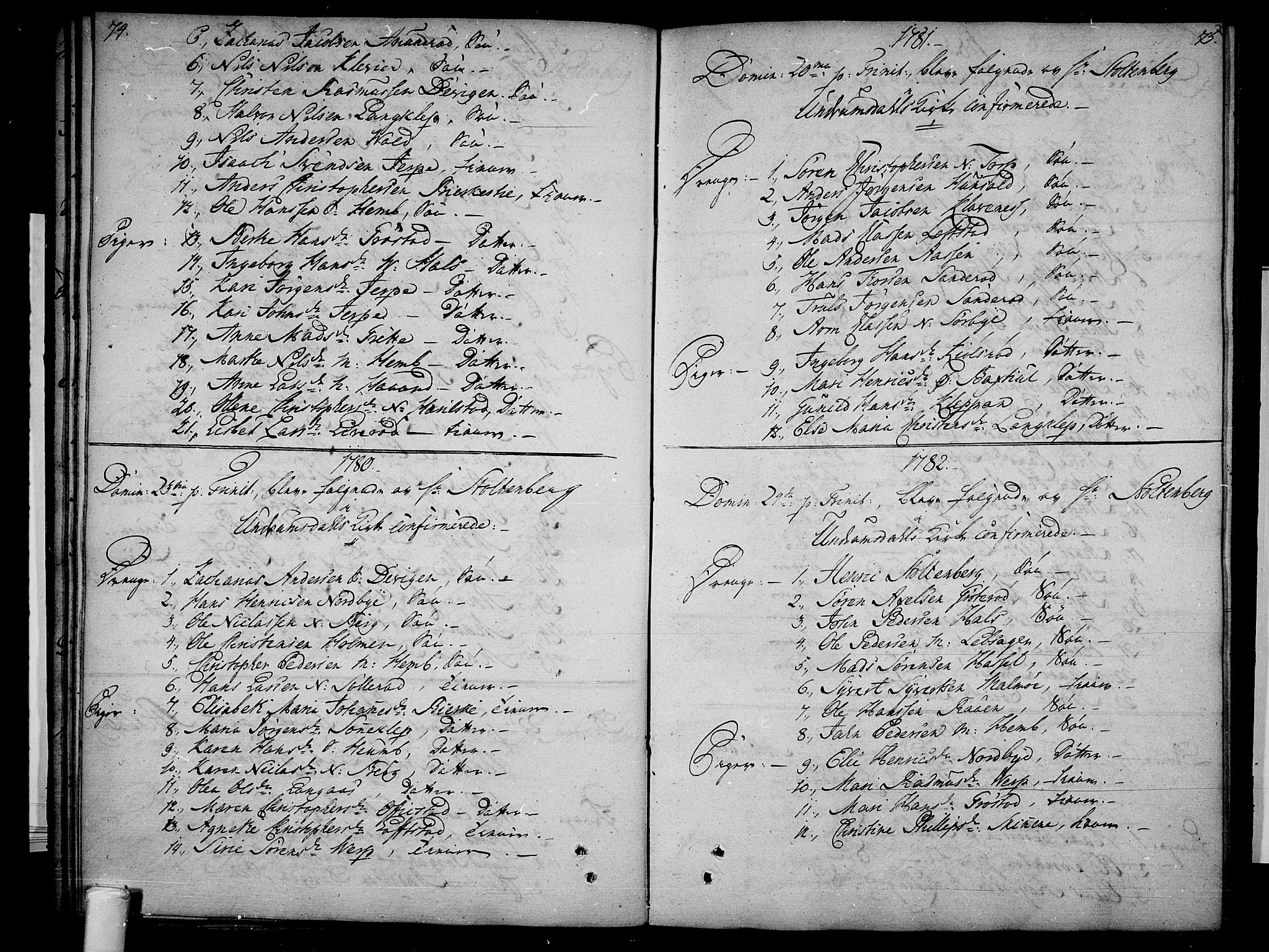Våle kirkebøker, SAKO/A-334/F/Fb/L0001: Parish register (official) no. II 1, 1774-1814, p. 74-75
