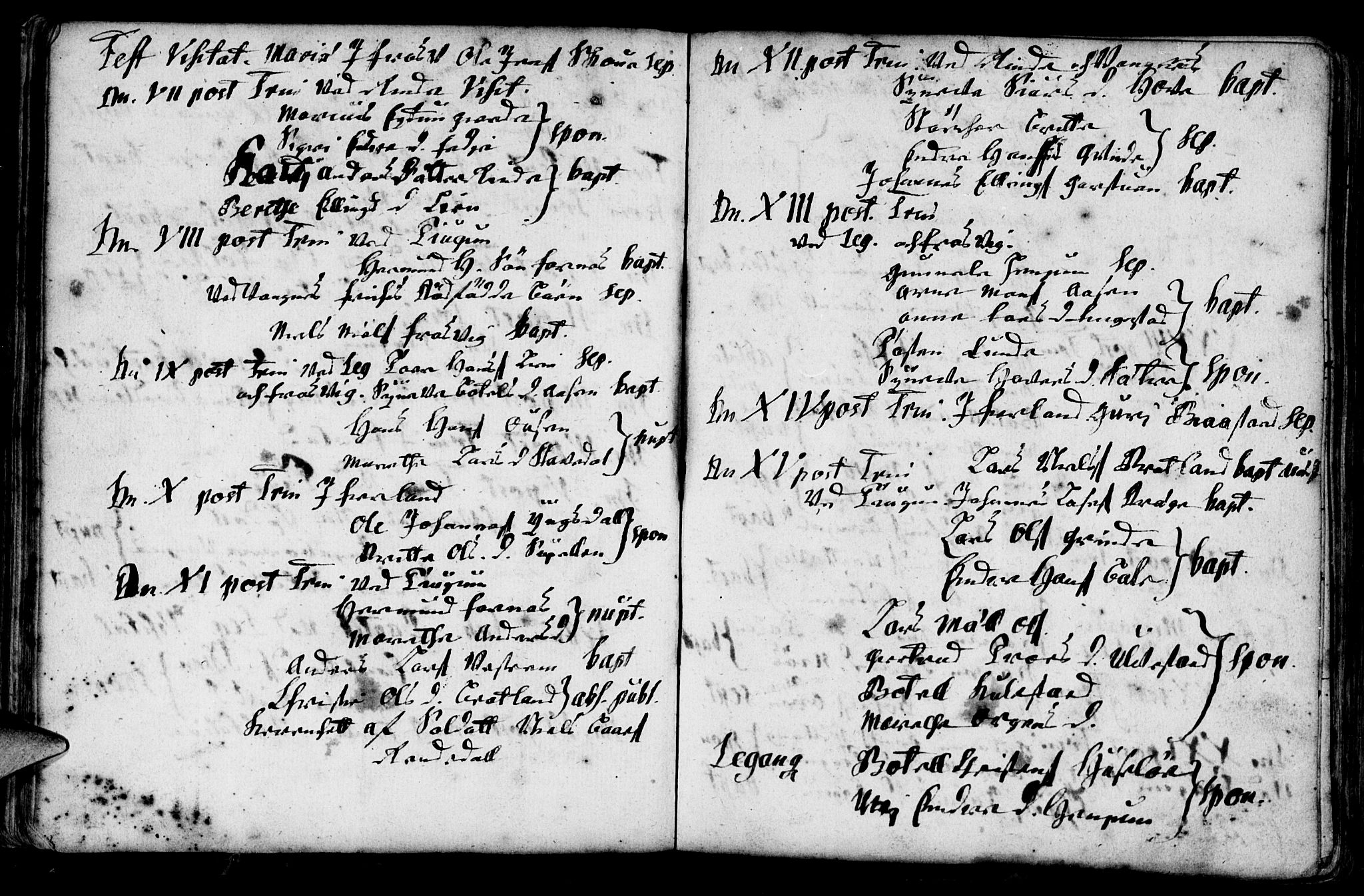 Leikanger sokneprestembete, AV/SAB-A-81001/H/Haa/Haaa/L0001: Parish register (official) no. A 1, 1690-1734, p. 57