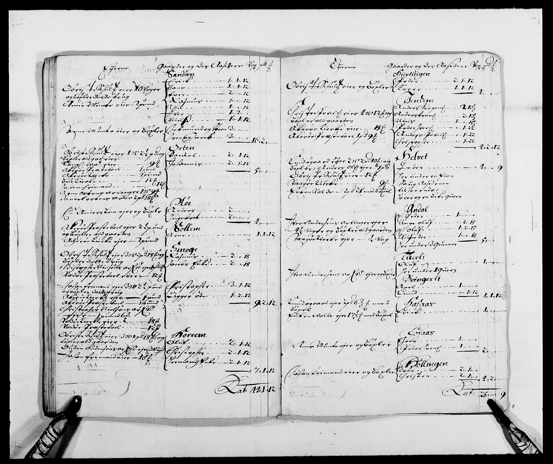 Rentekammeret inntil 1814, Reviderte regnskaper, Fogderegnskap, RA/EA-4092/R55/L3648: Fogderegnskap Romsdal, 1687-1689, p. 45