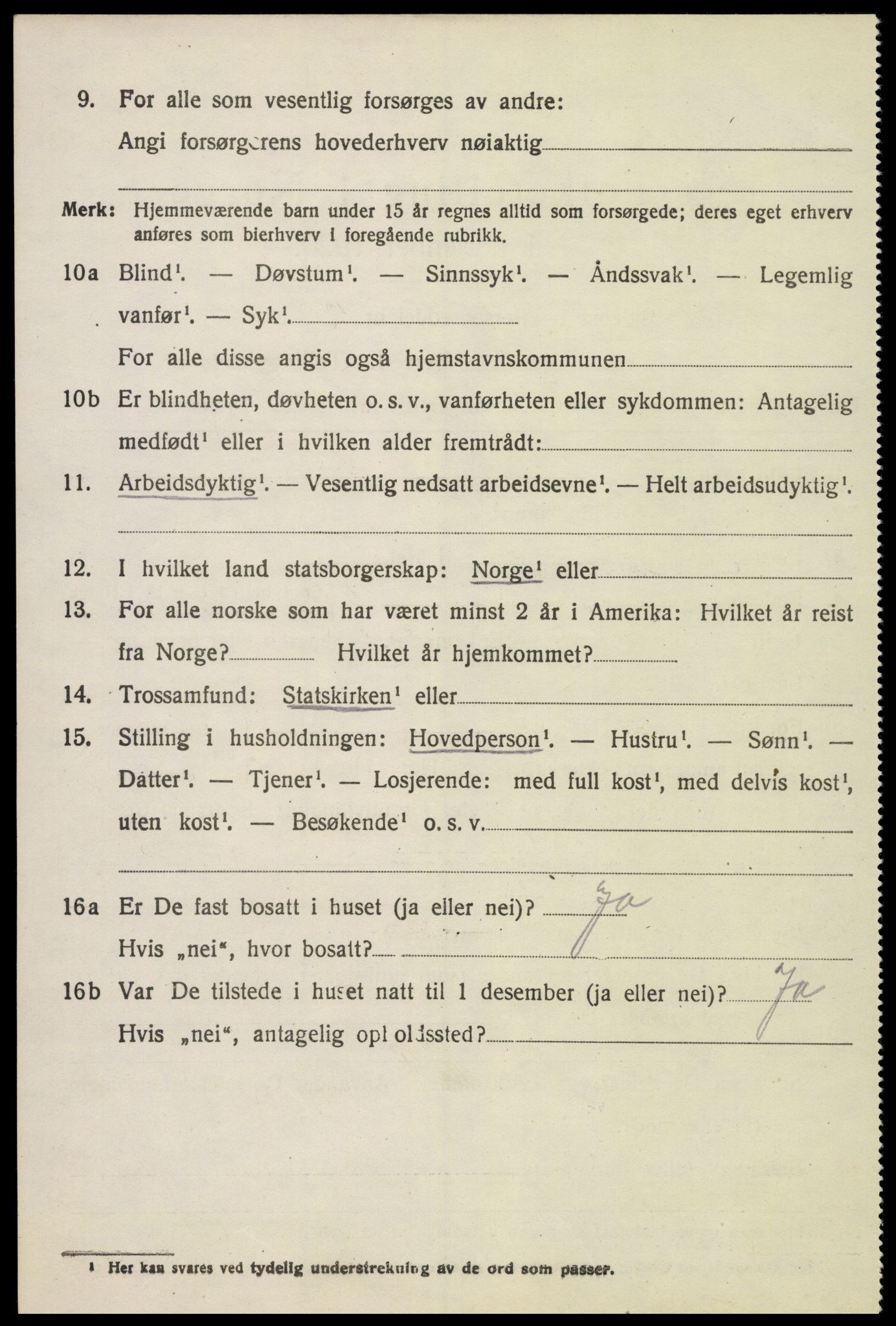 SAH, 1920 census for Ringsaker, 1920, p. 18191