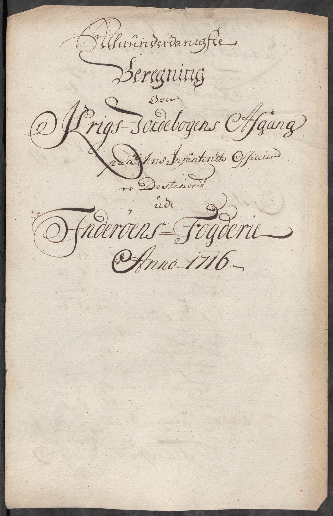 Rentekammeret inntil 1814, Reviderte regnskaper, Fogderegnskap, RA/EA-4092/R63/L4324: Fogderegnskap Inderøy, 1716, p. 232