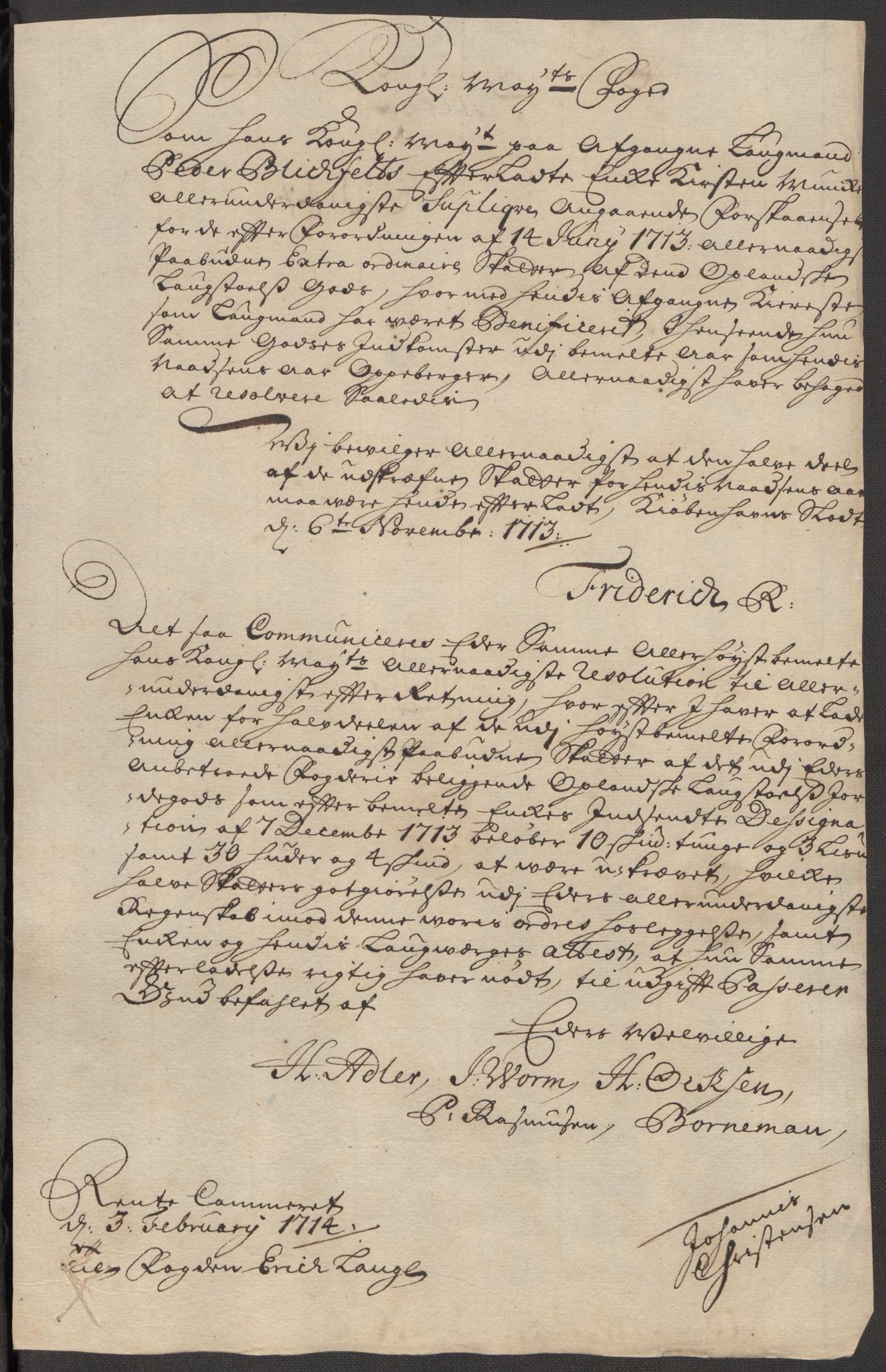 Rentekammeret inntil 1814, Reviderte regnskaper, Fogderegnskap, AV/RA-EA-4092/R16/L1052: Fogderegnskap Hedmark, 1714, p. 6