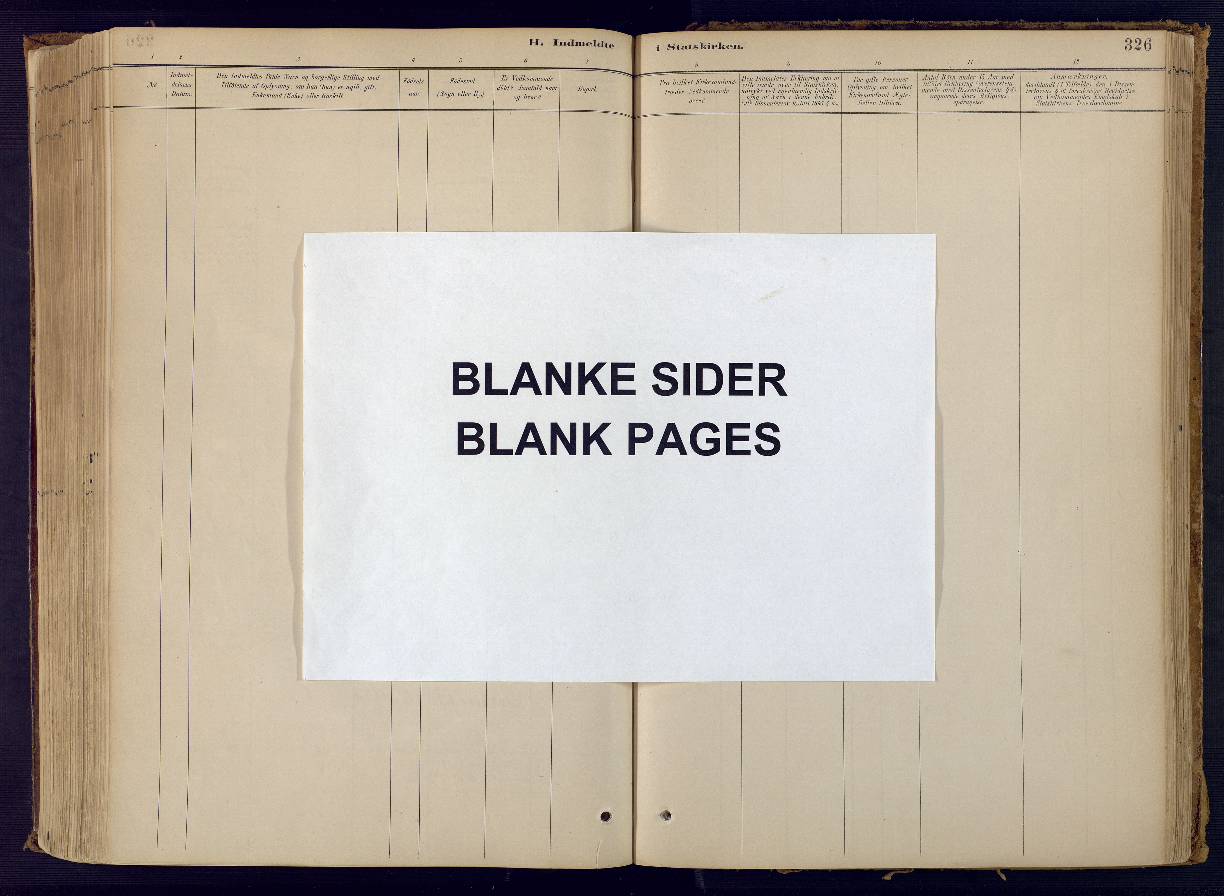 Bjelland sokneprestkontor, AV/SAK-1111-0005/F/Fa/Faa/L0004: Parish register (official) no. A 4, 1887-1923, p. 326