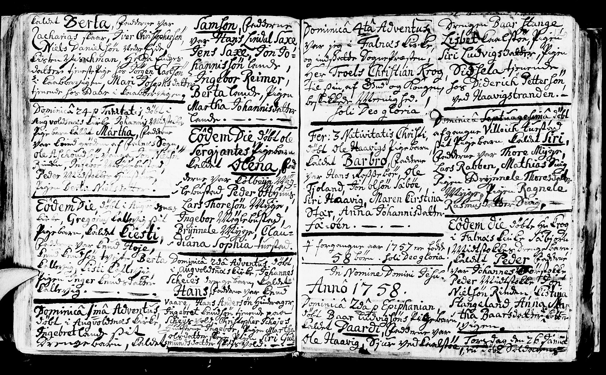Avaldsnes sokneprestkontor, AV/SAST-A -101851/H/Ha/Haa/L0001: Parish register (official) no. A 1, 1711-1764, p. 120