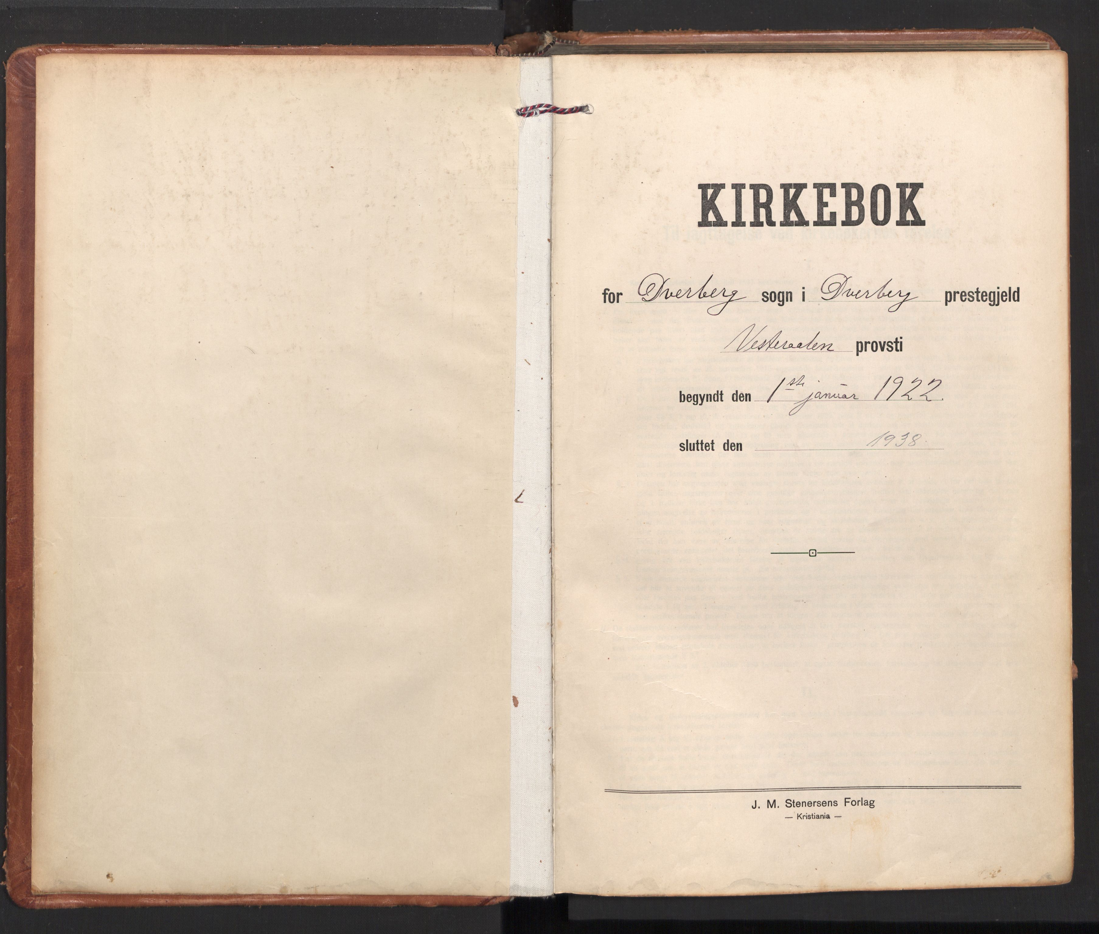 Ministerialprotokoller, klokkerbøker og fødselsregistre - Nordland, SAT/A-1459/897/L1408: Parish register (official) no. 897A15, 1922-1938