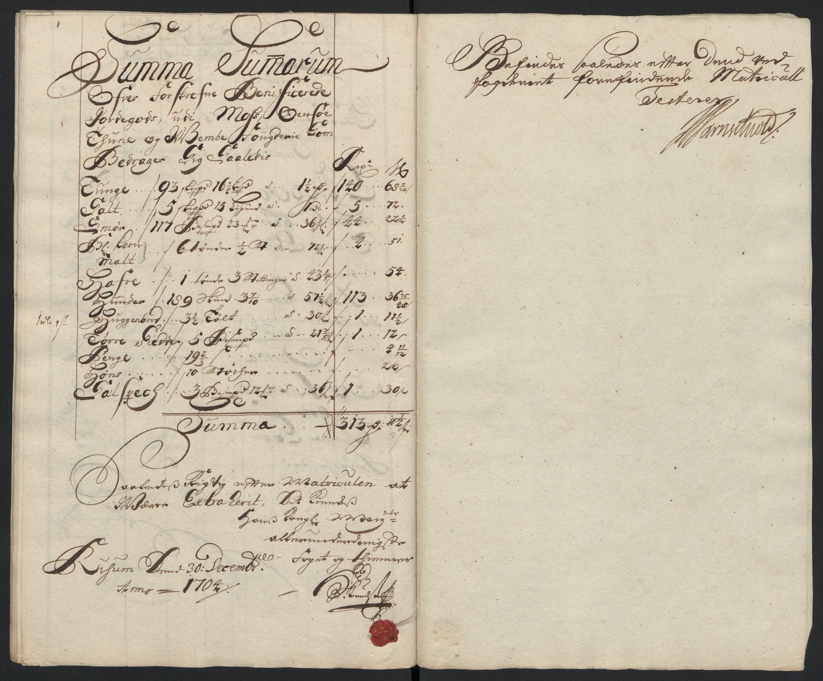 Rentekammeret inntil 1814, Reviderte regnskaper, Fogderegnskap, AV/RA-EA-4092/R04/L0132: Fogderegnskap Moss, Onsøy, Tune, Veme og Åbygge, 1703-1704, p. 581