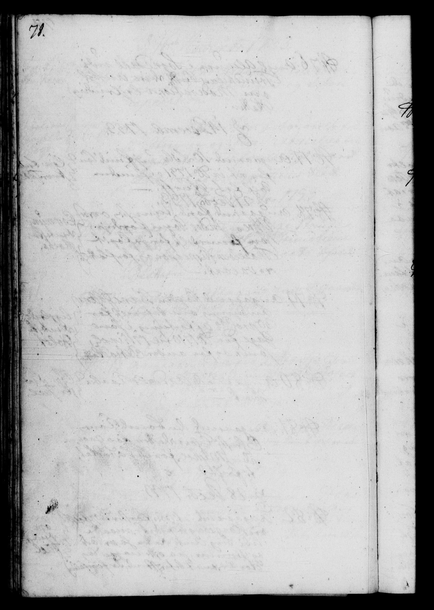 Rentekammeret, Kammerkanselliet, RA/EA-3111/G/Gf/Gfb/L0003: Register til norske relasjons- og resolusjonsprotokoller (merket RK 52.98), 1729-1736, p. 78