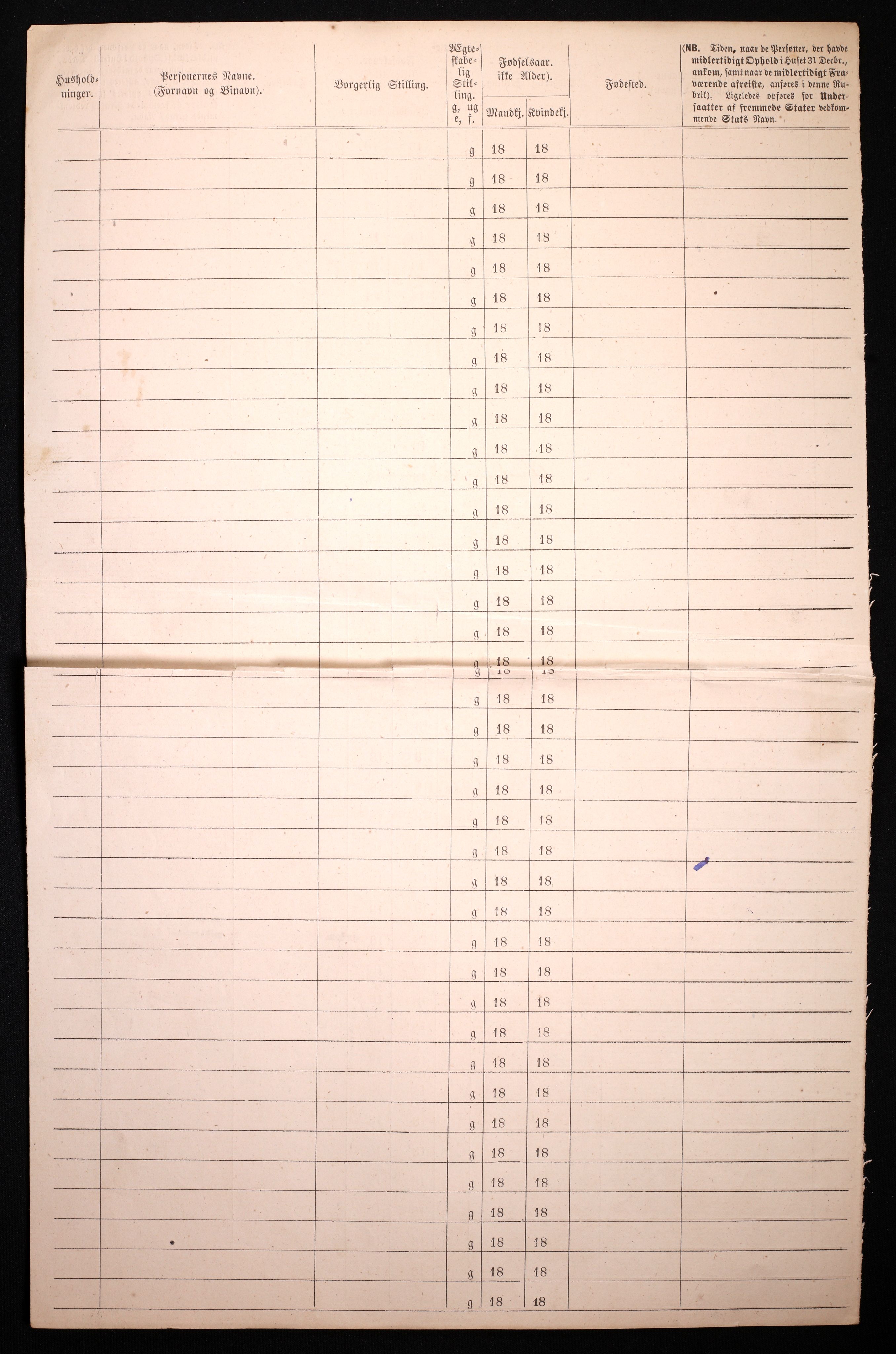 RA, 1870 census for 0301 Kristiania, 1870, p. 551