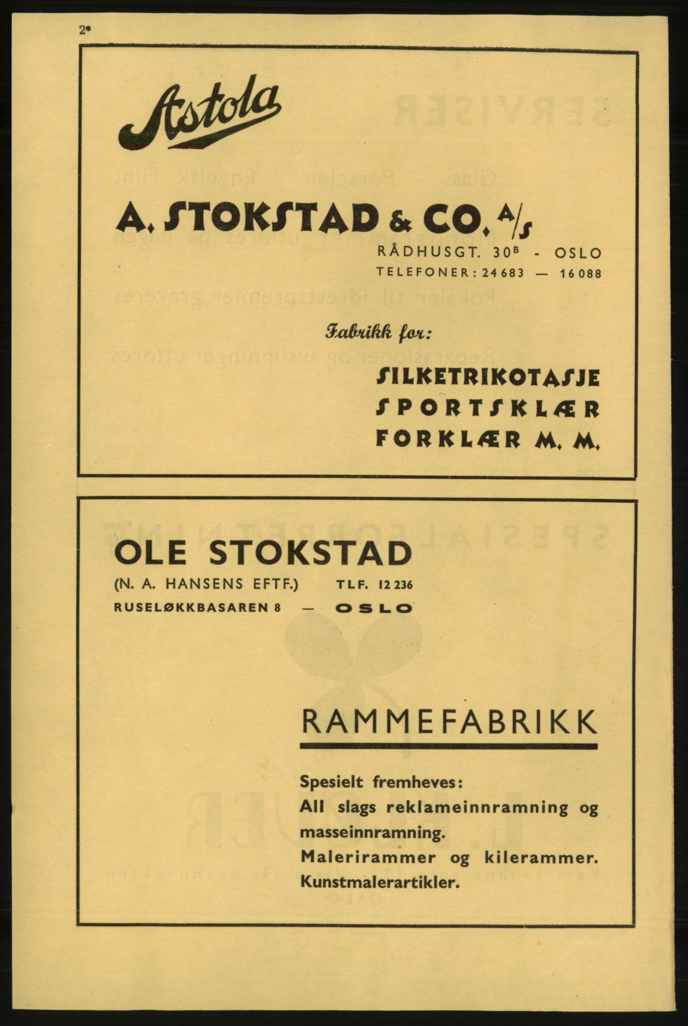 Kristiania/Oslo adressebok, PUBL/-, 1940, p. 4