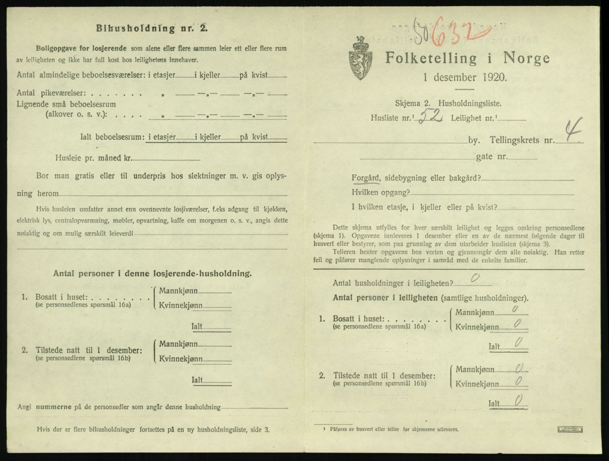 SAKO, 1920 census for Horten, 1920, p. 5049