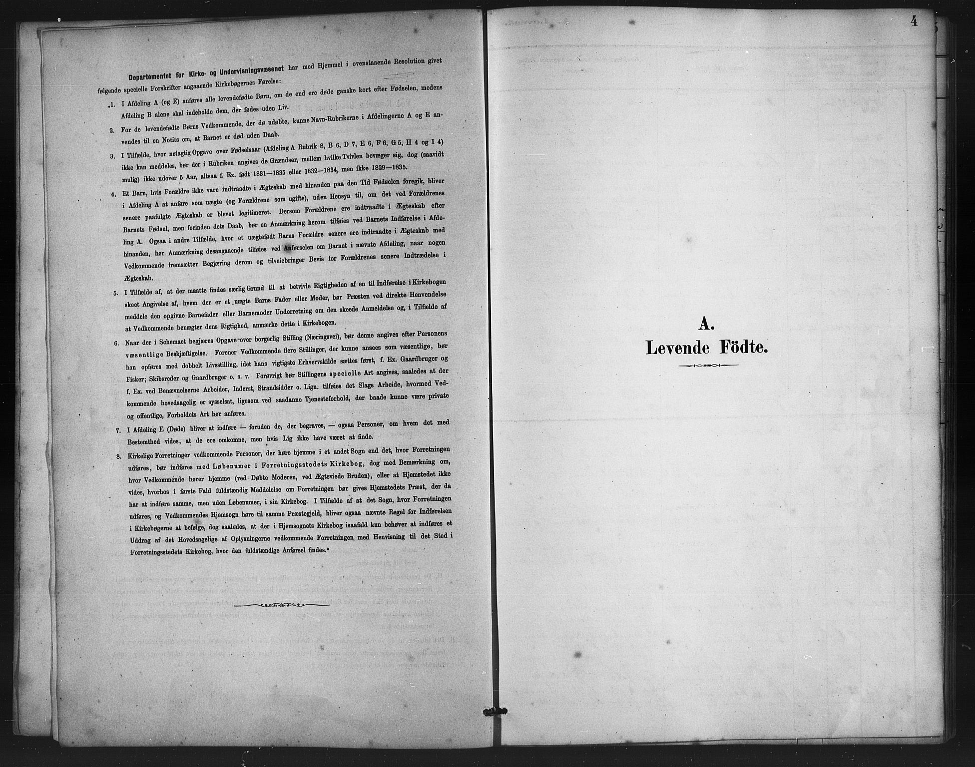 Husnes Sokneprestembete, SAB/A-75901/H/Hab: Parish register (copy) no. A 2, 1881-1917, p. 4
