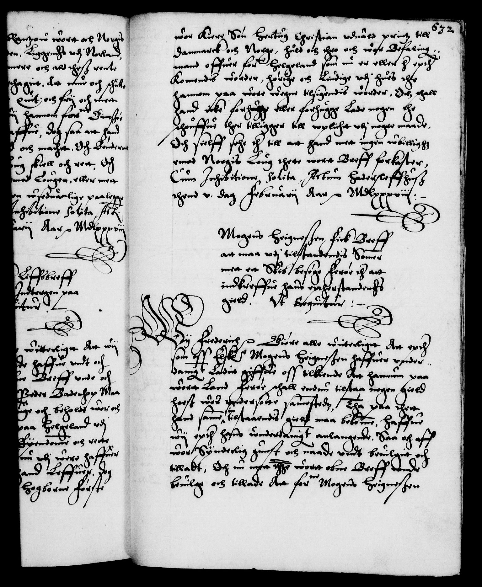 Danske Kanselli 1572-1799, AV/RA-EA-3023/F/Fc/Fca/Fcaa/L0001: Norske registre (mikrofilm), 1572-1588, p. 631a