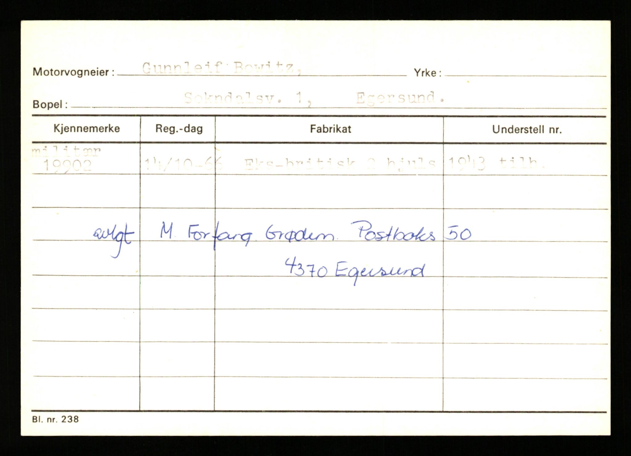 Stavanger trafikkstasjon, AV/SAST-A-101942/0/G/L0004: Registreringsnummer: 15497 - 22957, 1930-1971, p. 1938