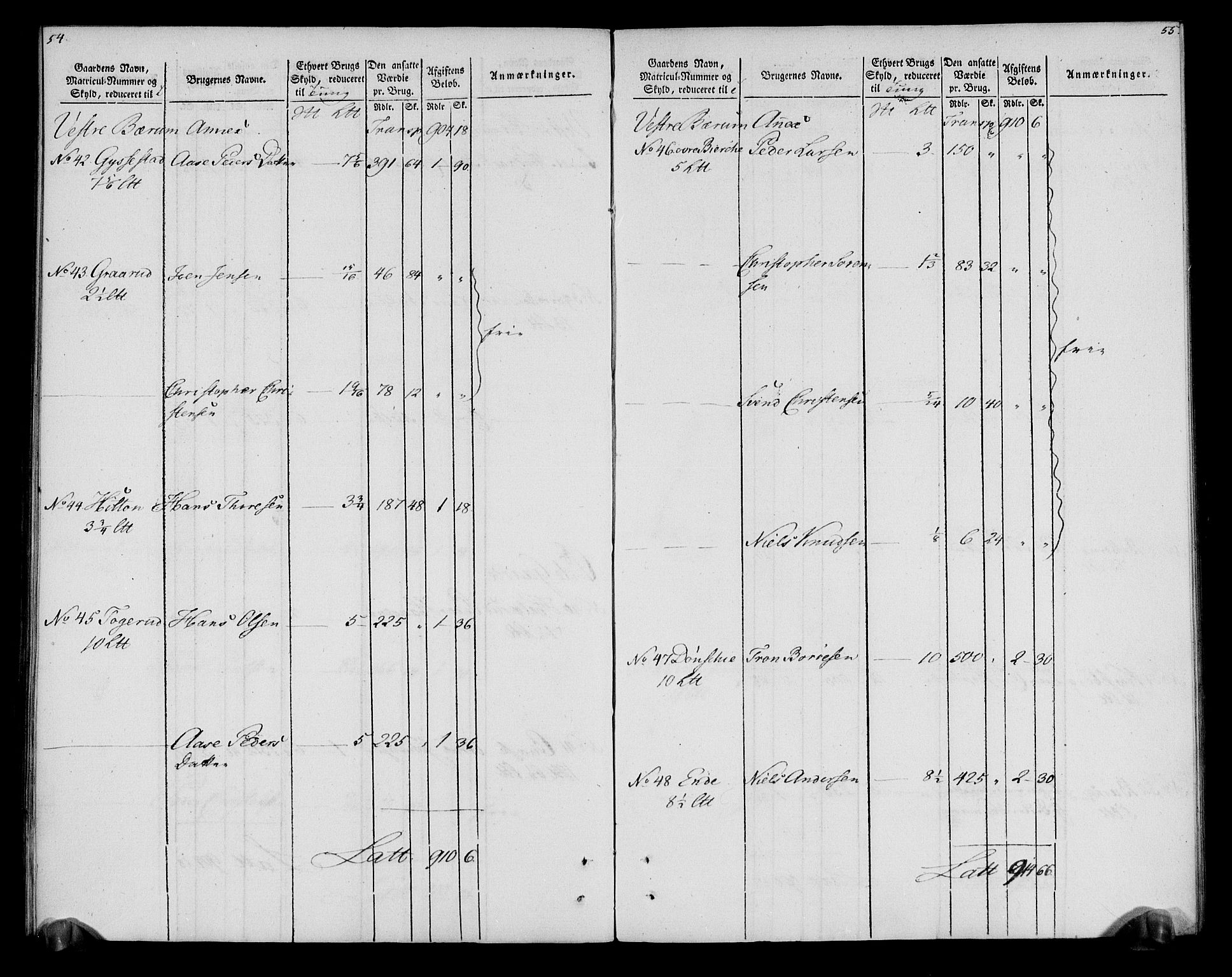 Rentekammeret inntil 1814, Realistisk ordnet avdeling, AV/RA-EA-4070/N/Ne/Nea/L0012: Aker fogderi. Oppebørselsregister, 1803-1804, p. 30