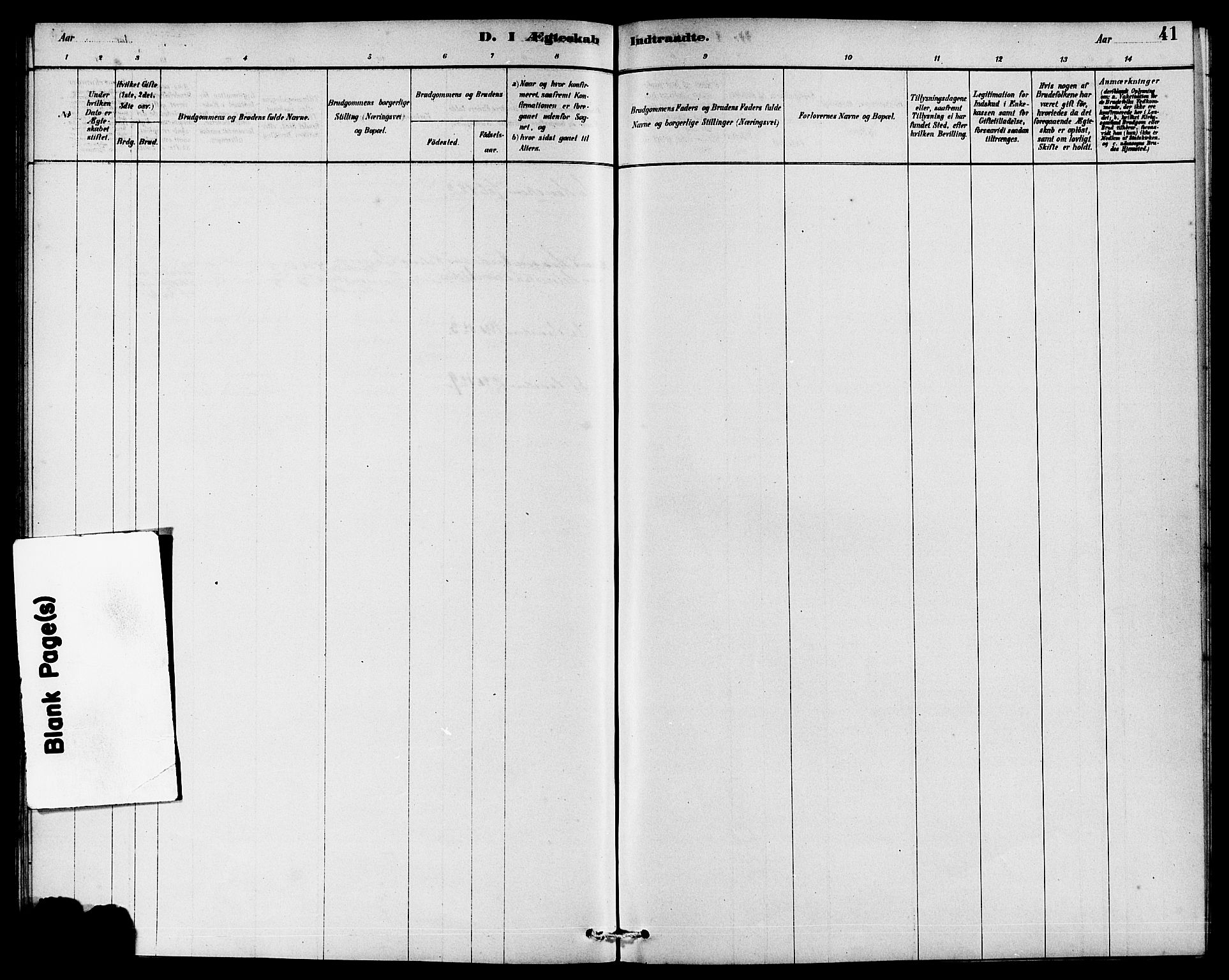 Rennesøy sokneprestkontor, AV/SAST-A -101827/H/Ha/Haa/L0009: Parish register (official) no. A 9, 1878-1890, p. 41