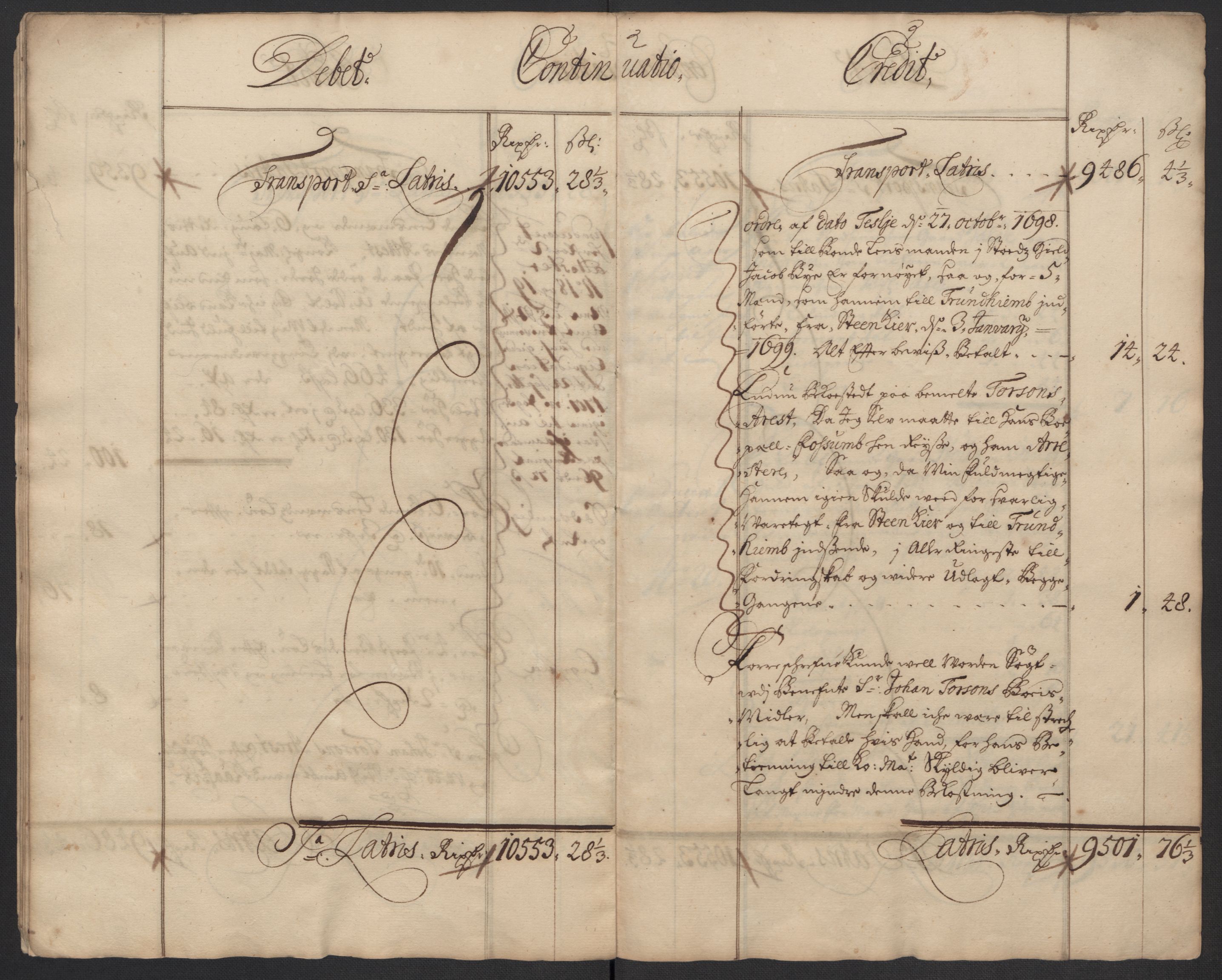 Rentekammeret inntil 1814, Reviderte regnskaper, Fogderegnskap, AV/RA-EA-4092/R63/L4310: Fogderegnskap Inderøy, 1698-1699, p. 13