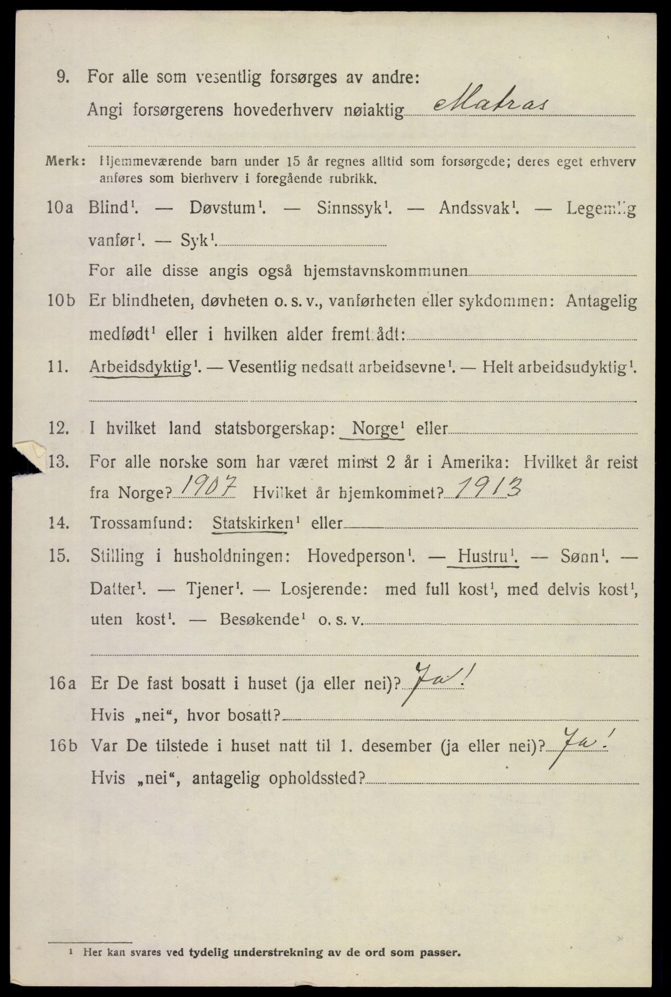 SAKO, 1920 census for Stokke, 1920, p. 7235