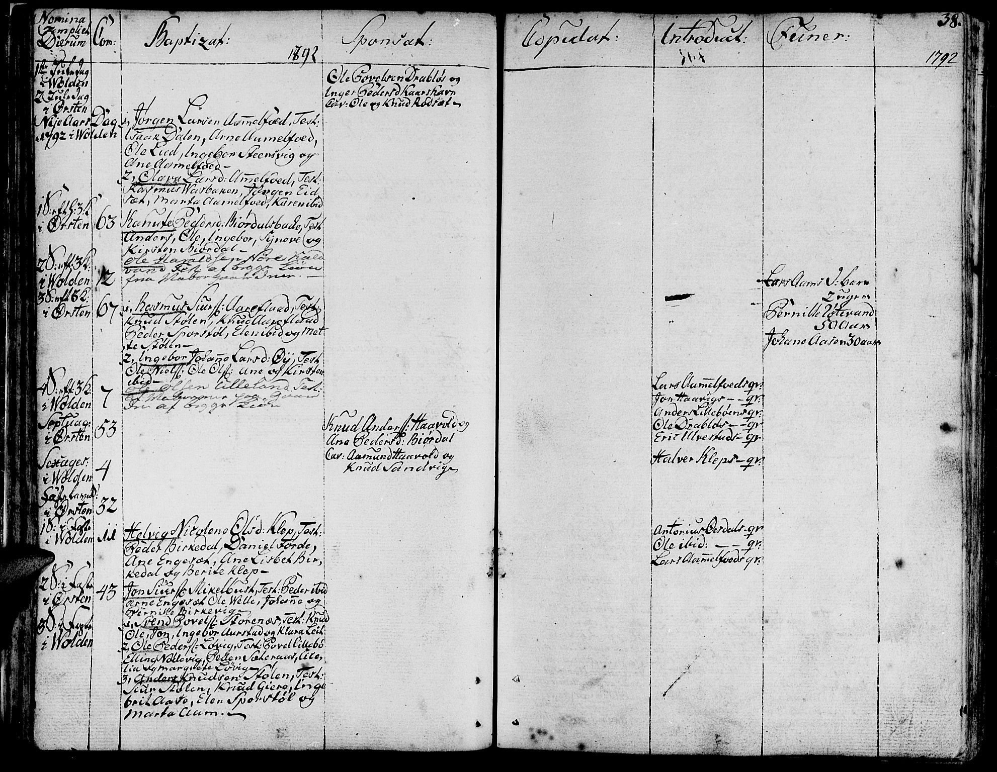 Ministerialprotokoller, klokkerbøker og fødselsregistre - Møre og Romsdal, AV/SAT-A-1454/511/L0137: Parish register (official) no. 511A04, 1787-1816, p. 38