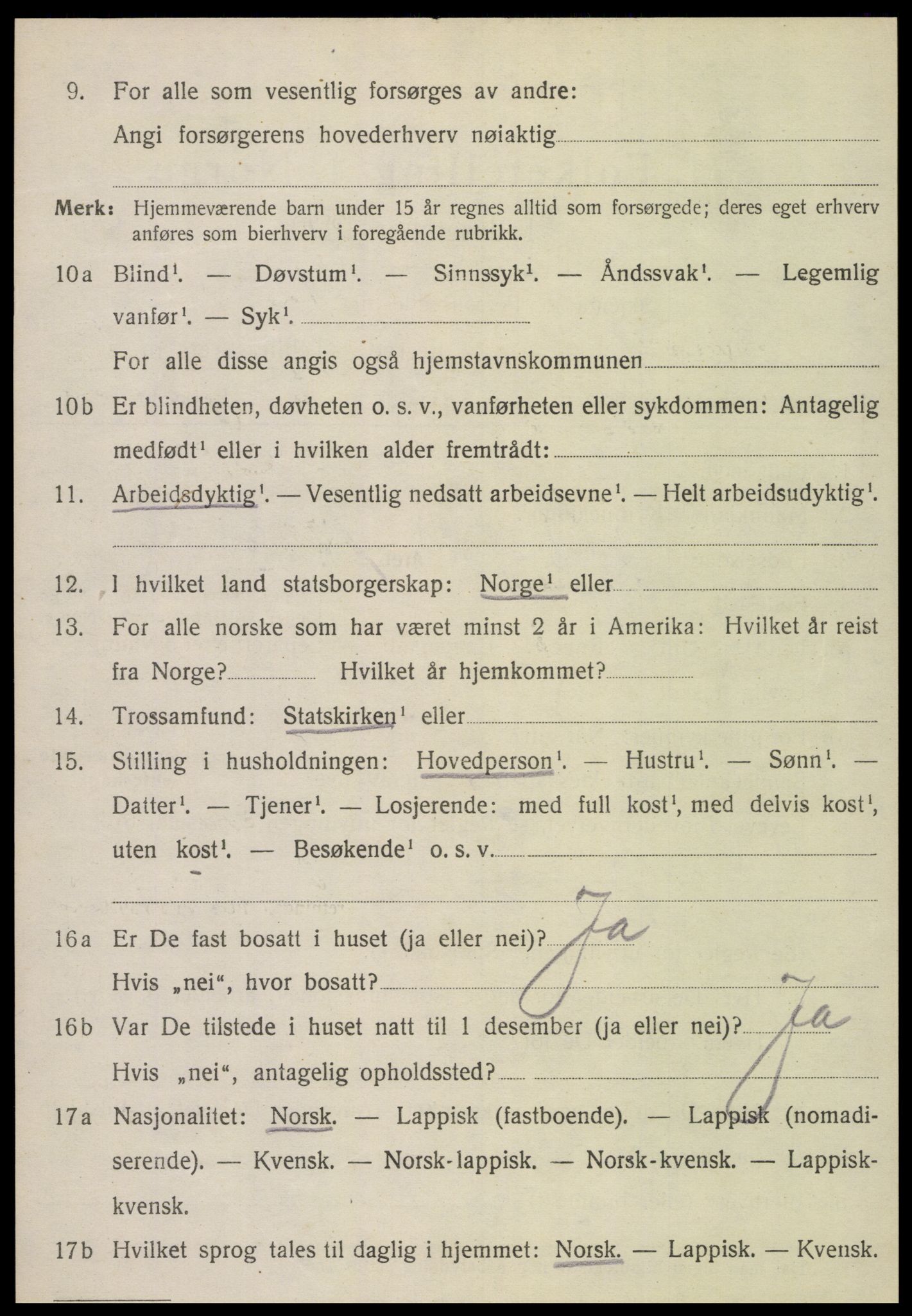 SAT, 1920 census for Nærøy, 1920, p. 1278