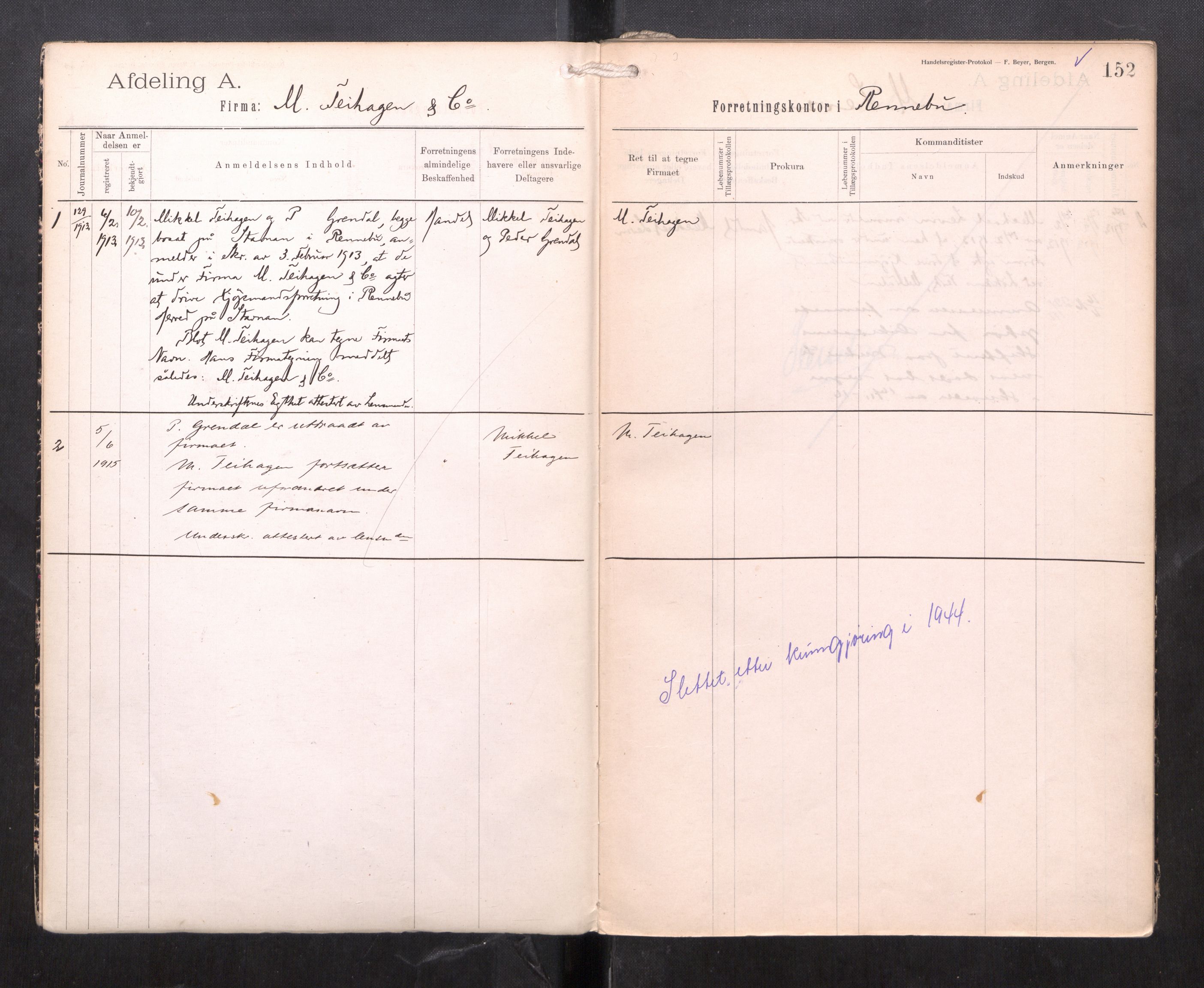 Orkdal sorenskriveri, AV/SAT-A-4169/2/J/Ja/Jaa/L0004: Firmaregister A, 1913-1925, p. 3