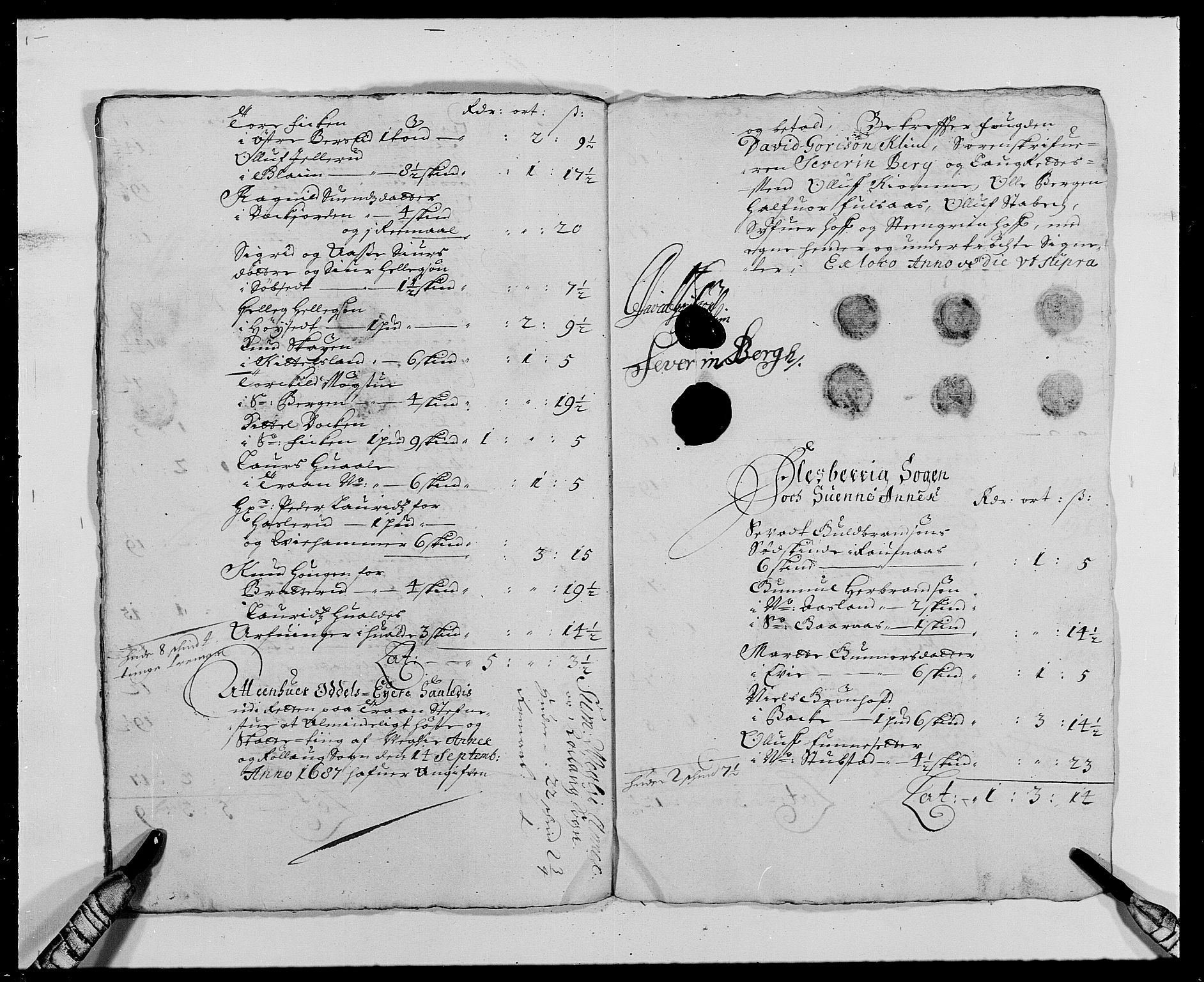 Rentekammeret inntil 1814, Reviderte regnskaper, Fogderegnskap, AV/RA-EA-4092/R24/L1573: Fogderegnskap Numedal og Sandsvær, 1687-1691, p. 166