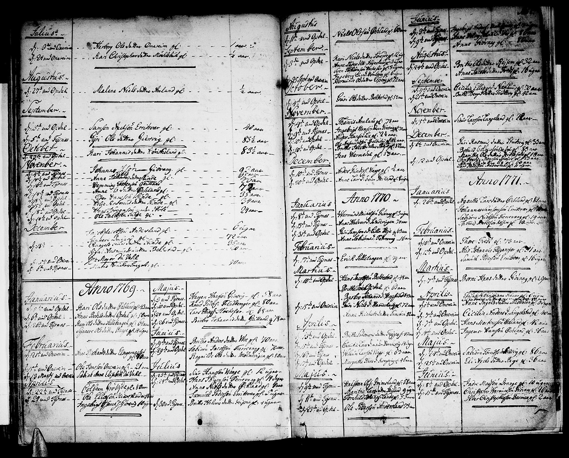 Tysnes sokneprestembete, SAB/A-78601/H/Haa: Parish register (official) no. A 5, 1762-1793, p. 127