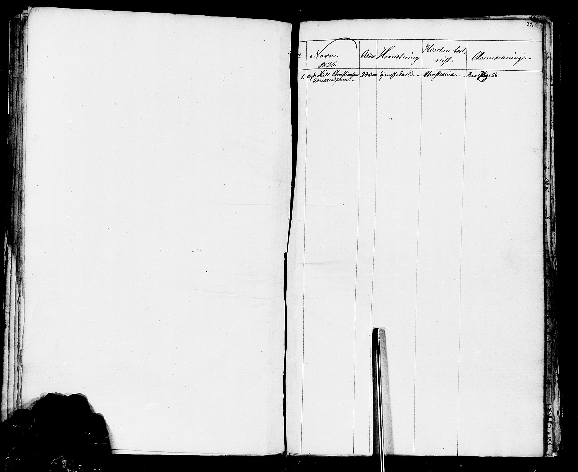 Vestre Toten prestekontor, SAH/PREST-108/H/Ha/Haa/L0001: Parish register (official) no. 1, 1825-1826, p. 39