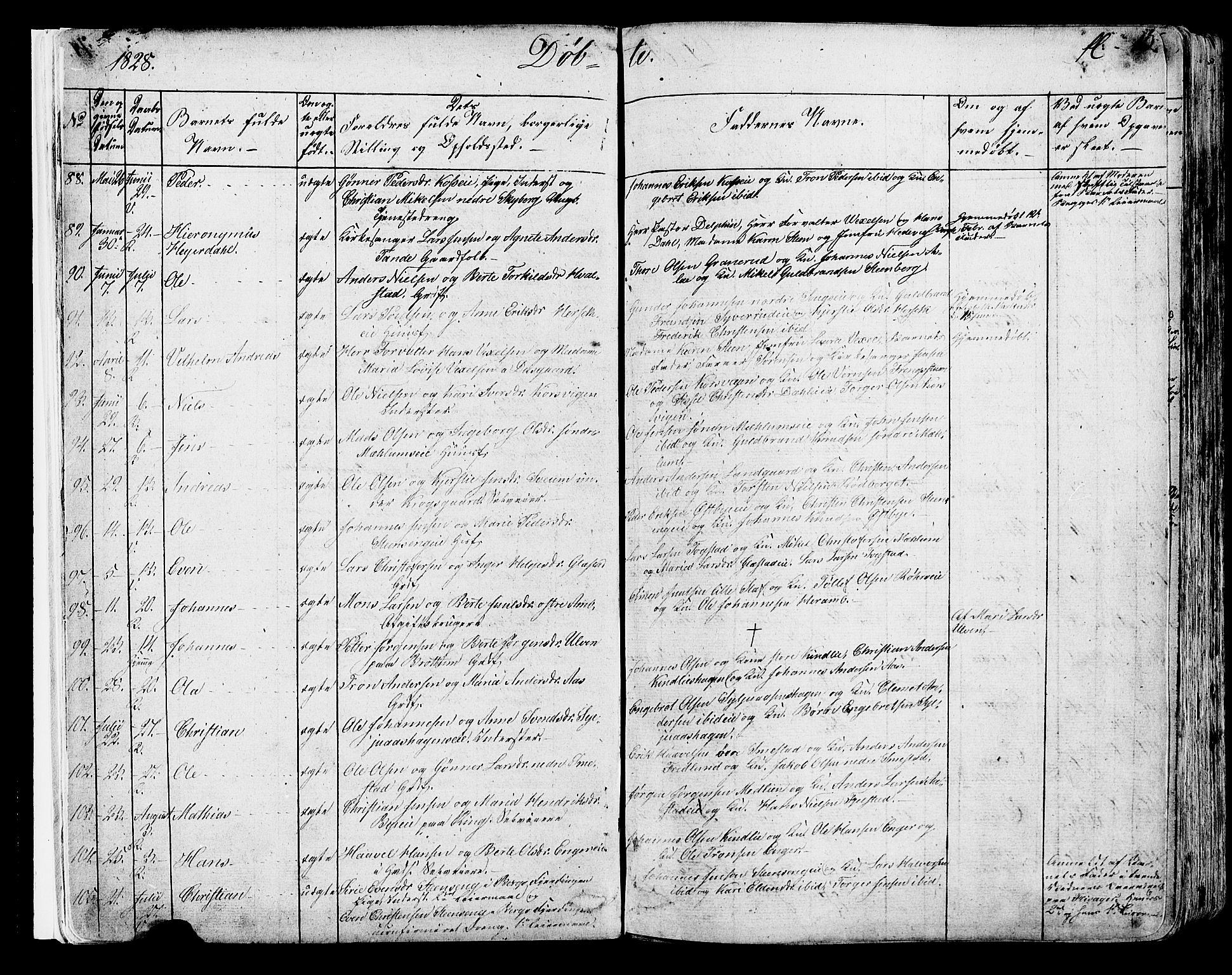 Ringsaker prestekontor, SAH/PREST-014/K/Ka/L0007: Parish register (official) no. 7A, 1826-1837, p. 15
