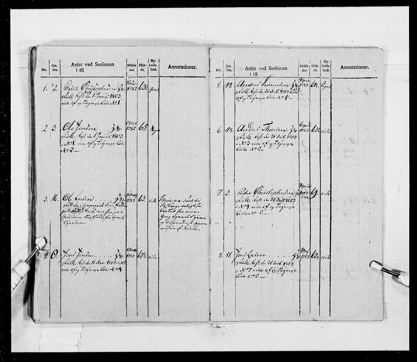 Generalitets- og kommissariatskollegiet, Det kongelige norske kommissariatskollegium, AV/RA-EA-5420/E/Eh/L0017: Opplandske dragonregiment, 1802-1805, p. 369