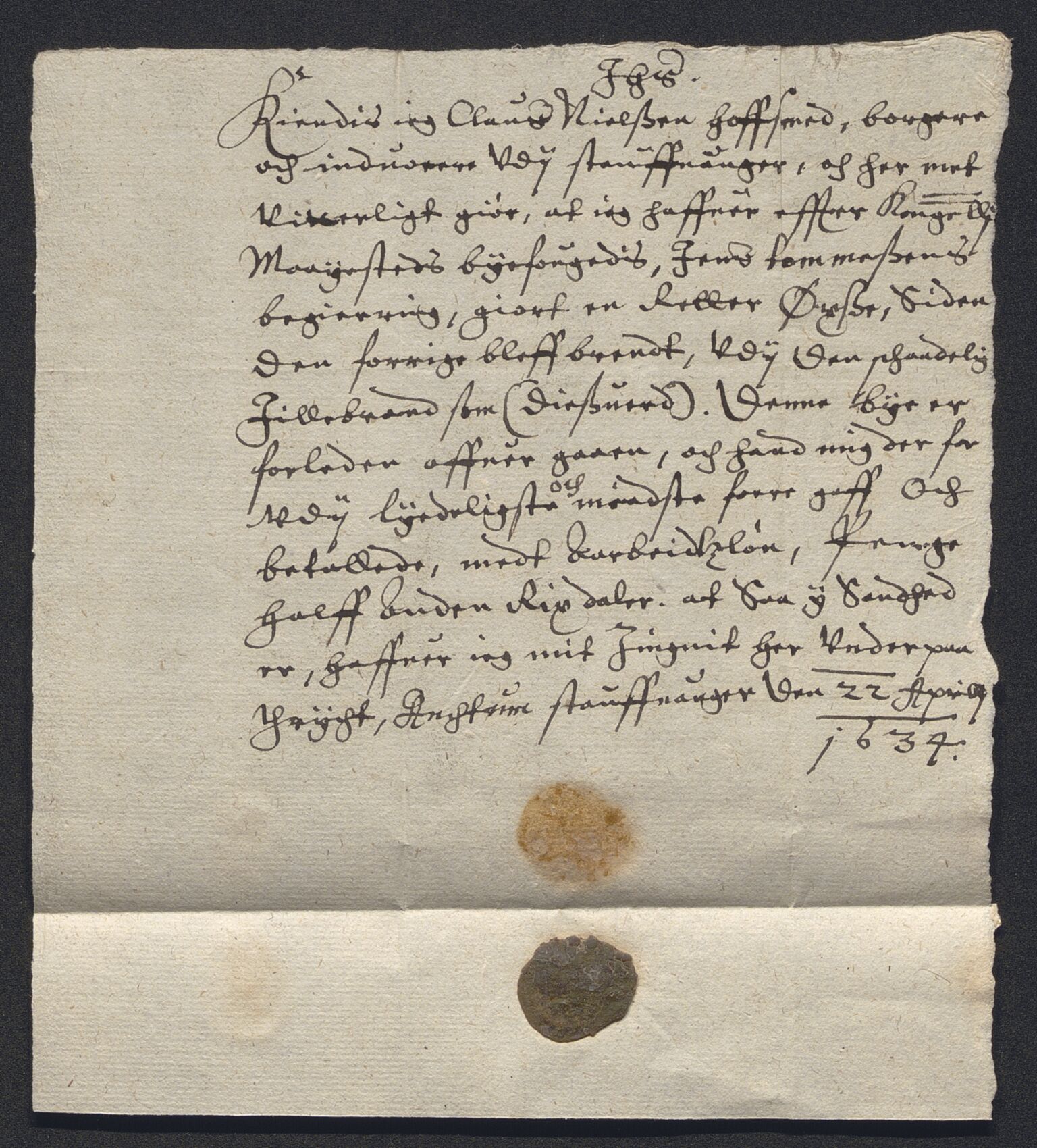 Rentekammeret inntil 1814, Reviderte regnskaper, Byregnskaper, AV/RA-EA-4066/R/Ro/L0298: [O1] By- og kontribusjonsregnskap, 1624-1639, p. 121