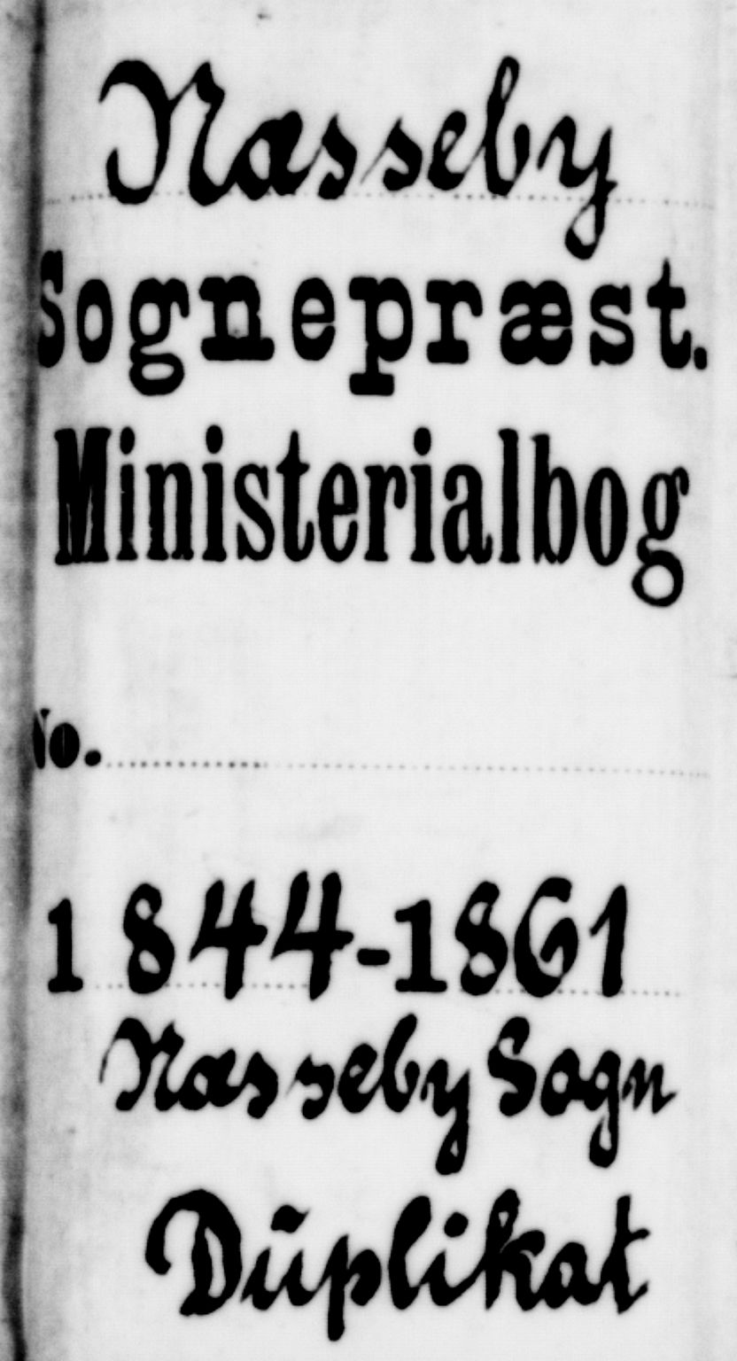 Nesseby sokneprestkontor, SATØ/S-1330/H/Hb/L0001klokker: Parish register (copy) no. 1, 1844-1861
