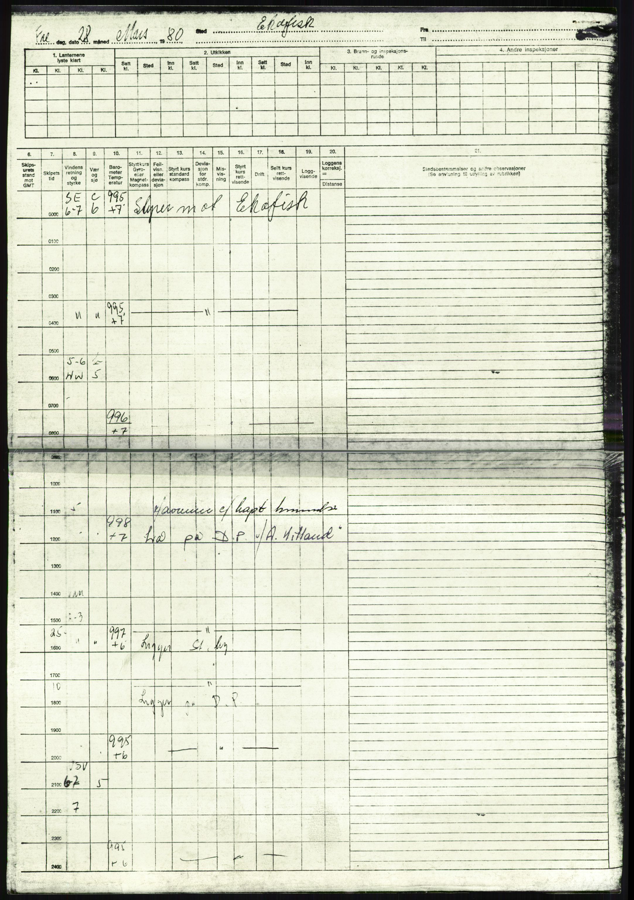 Justisdepartementet, Granskningskommisjonen ved Alexander Kielland-ulykken 27.3.1980, AV/RA-S-1165/D/L0018: R Feltopprydning (Doku.liste + R2, R4-R6 av 6), 1980-1981, p. 429