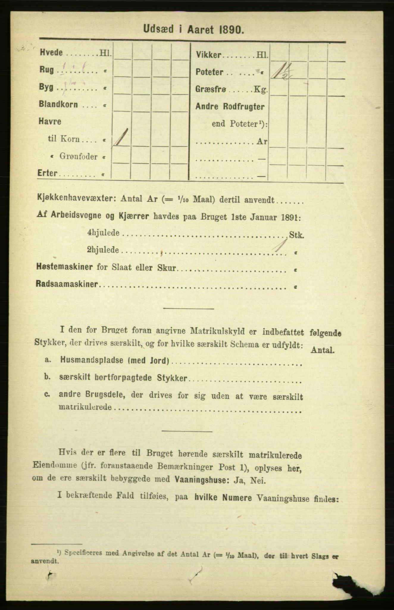 RA, 1891 census for 1571 Halsa, 1891, p. 2275