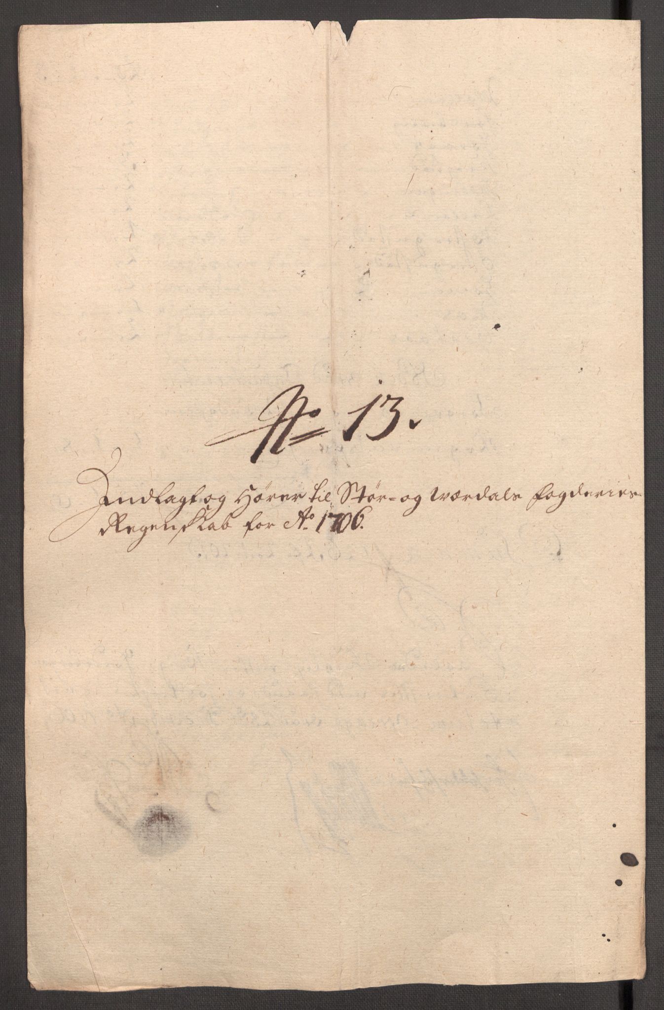 Rentekammeret inntil 1814, Reviderte regnskaper, Fogderegnskap, RA/EA-4092/R62/L4196: Fogderegnskap Stjørdal og Verdal, 1705-1706, p. 460