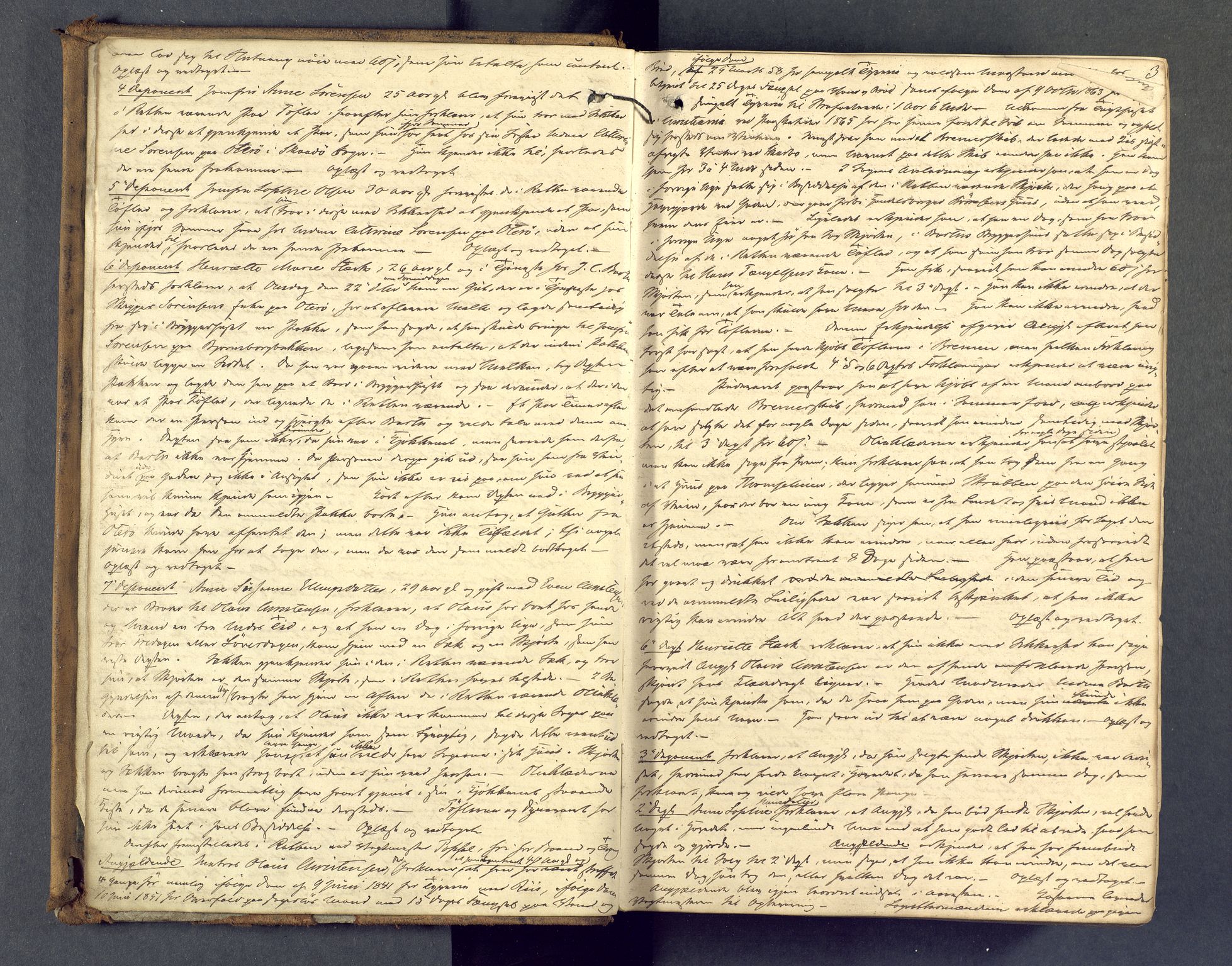 Kragerø byfogd, AV/SAKO-A-215/F/Fc/L0004: Ekstrarettsprotokoll, 1868-1871, p. 3