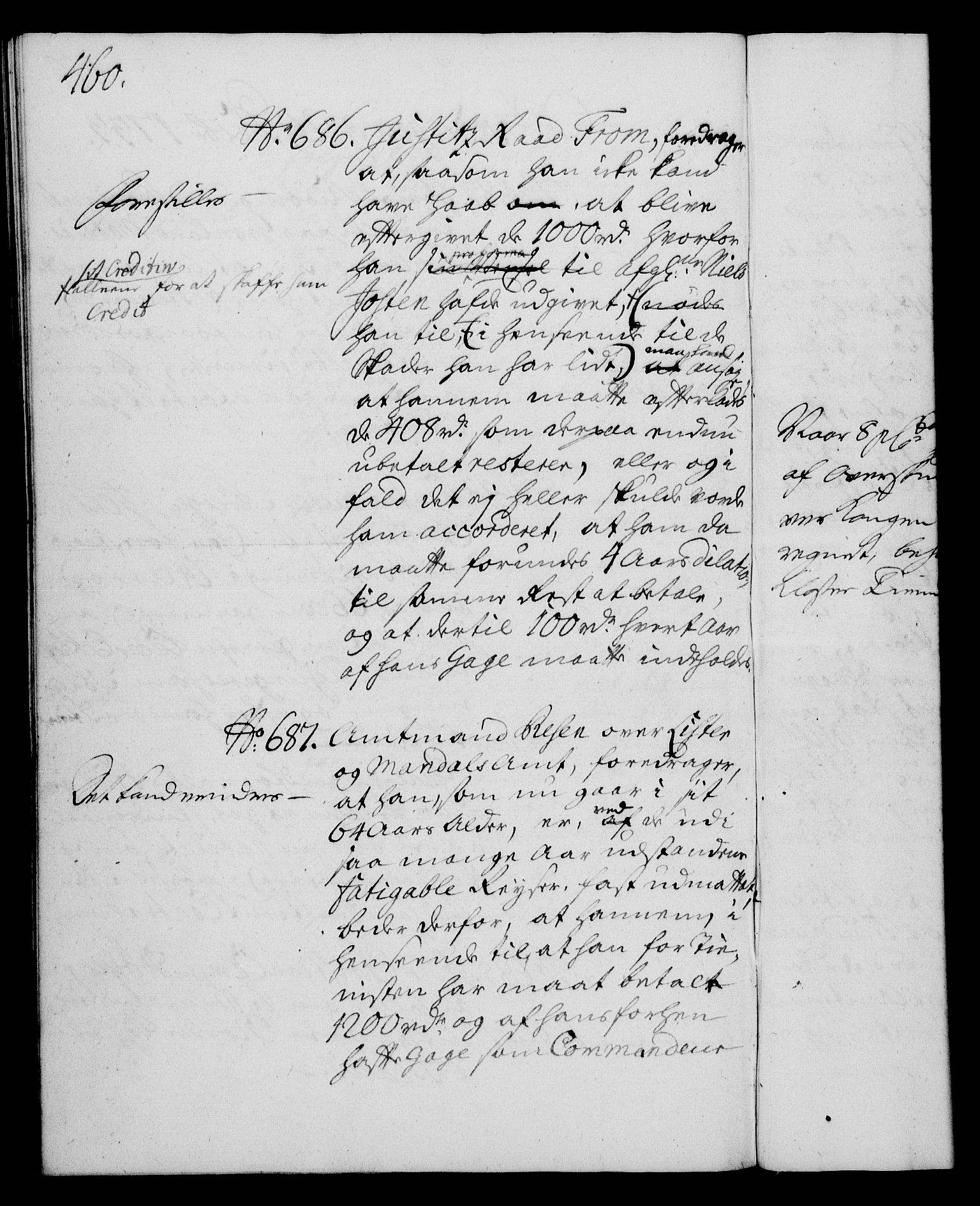 Rentekammeret, Kammerkanselliet, AV/RA-EA-3111/G/Gh/Gha/L0015: Norsk ekstraktmemorialprotokoll (merket RK 53.60), 1733, p. 460