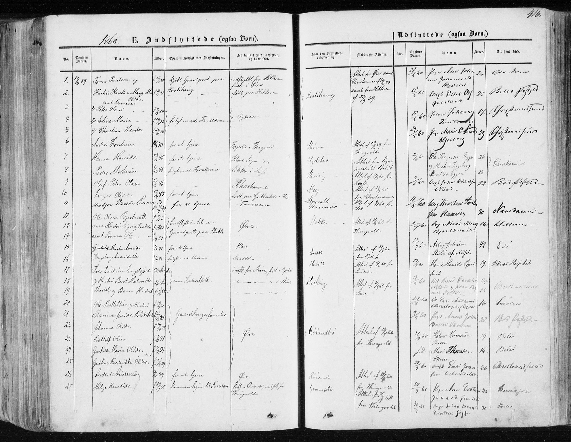 Ministerialprotokoller, klokkerbøker og fødselsregistre - Møre og Romsdal, SAT/A-1454/568/L0804: Parish register (official) no. 568A11, 1854-1868, p. 416