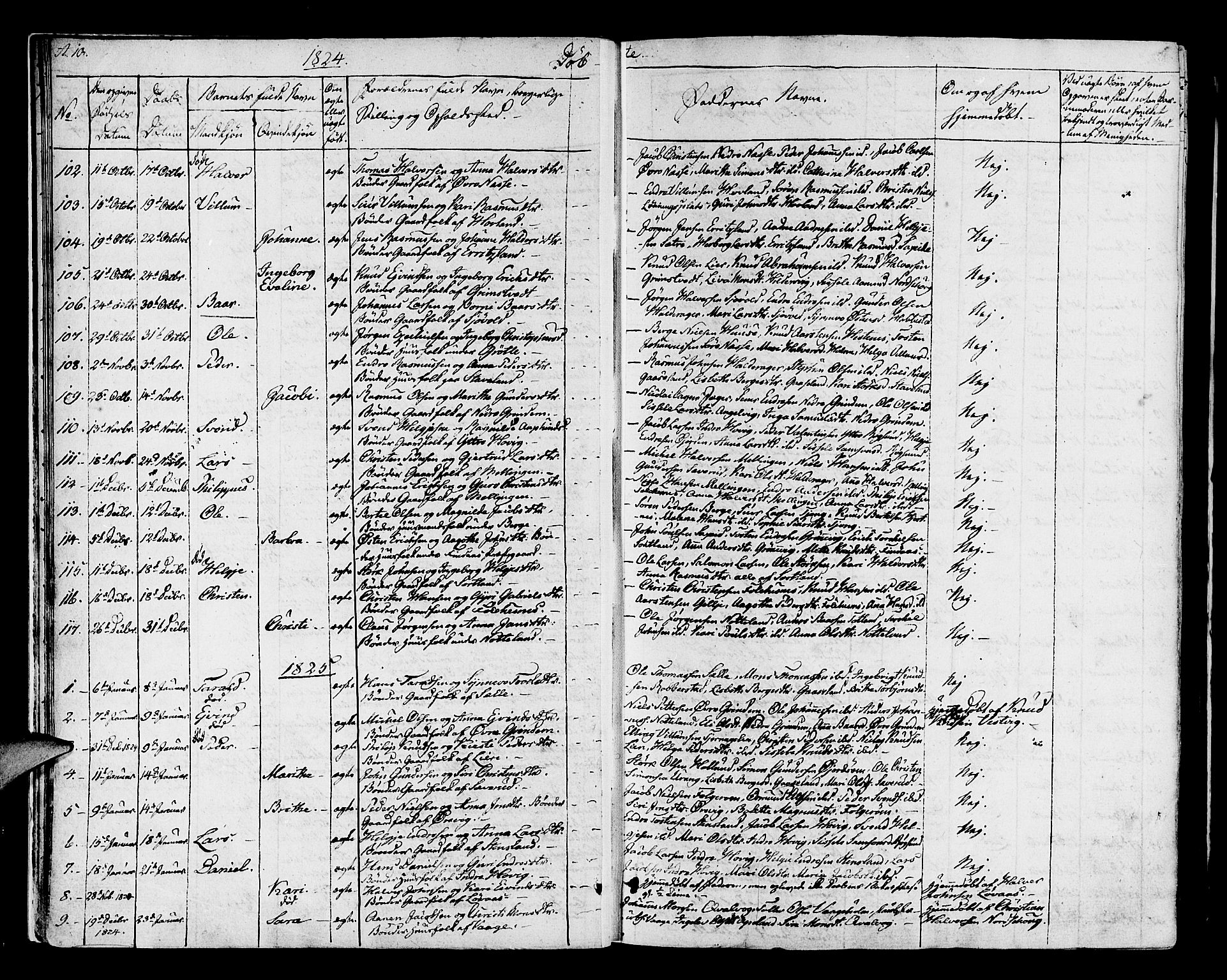 Finnås sokneprestembete, AV/SAB-A-99925/H/Ha/Haa/Haaa/L0005: Parish register (official) no. A 5, 1823-1835, p. 10