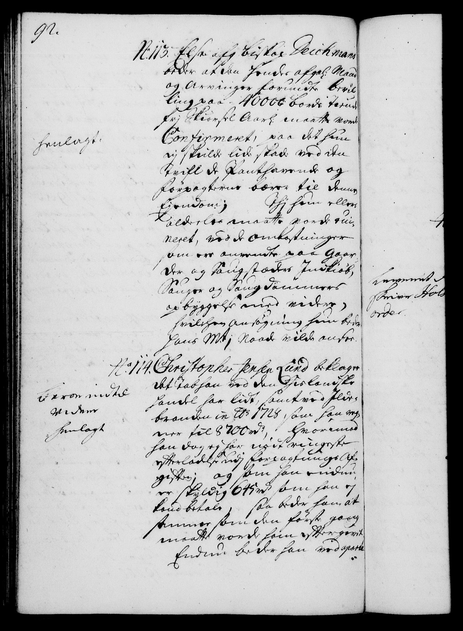 Rentekammeret, Kammerkanselliet, RA/EA-3111/G/Gh/Gha/L0014: Norsk ekstraktmemorialprotokoll. Merket RK 53.59, 1731-1732, p. 92