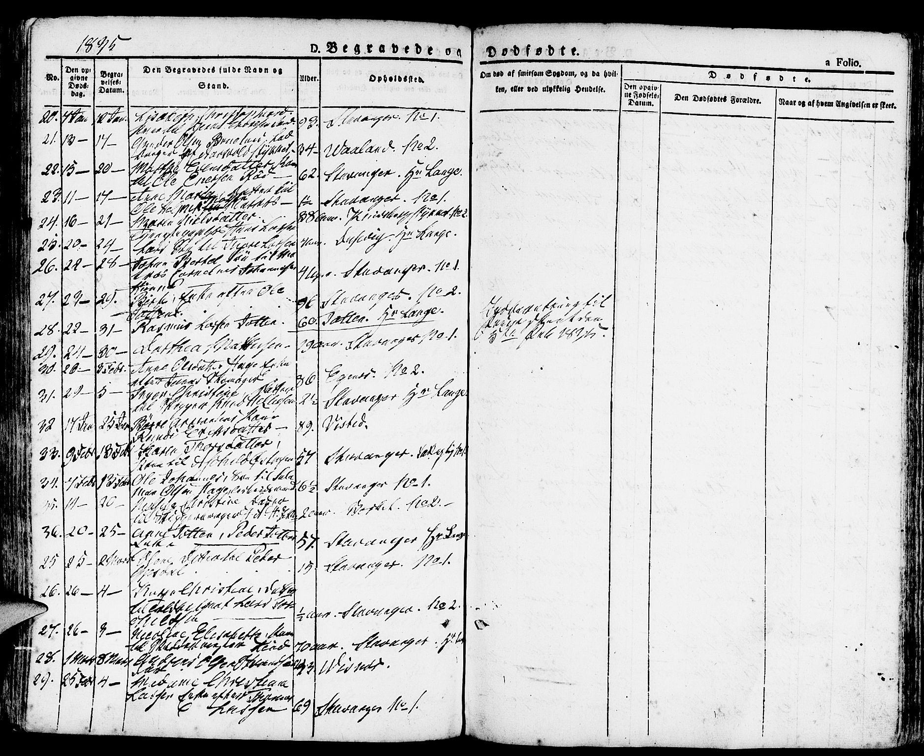 Domkirken sokneprestkontor, AV/SAST-A-101812/001/30/30BA/L0011: Parish register (official) no. A 11, 1832-1856