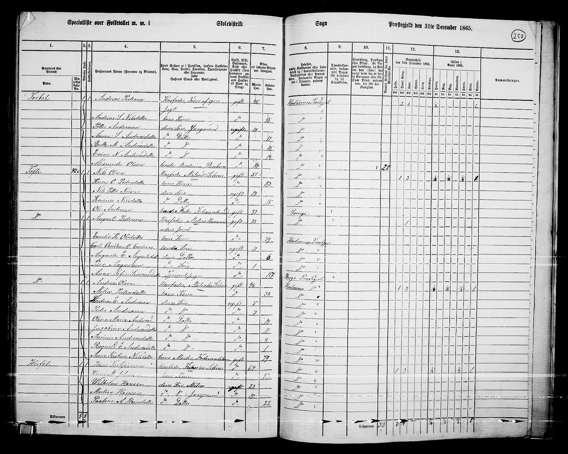 RA, 1865 census for Hvaler, 1865, p. 84