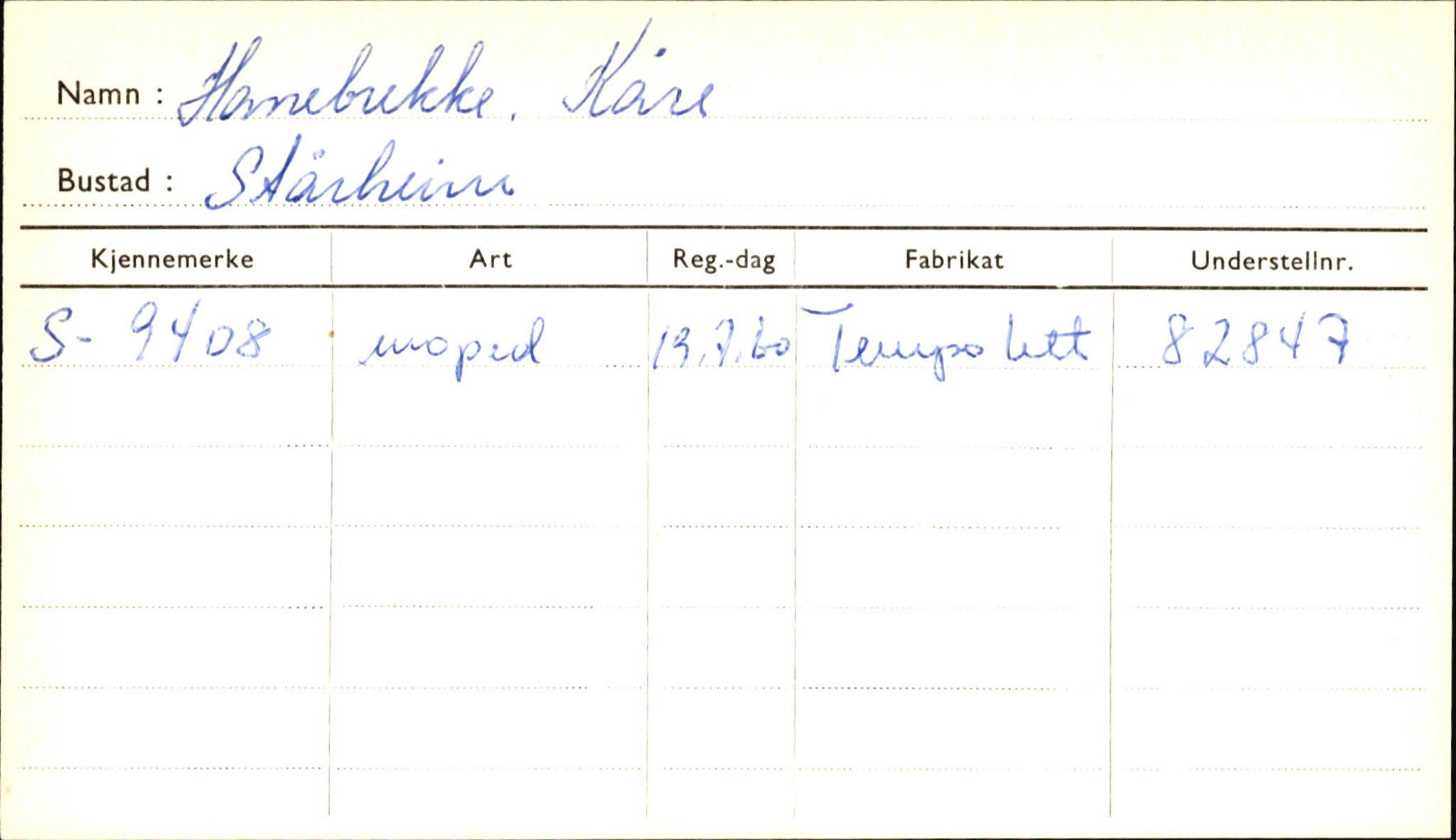 Statens vegvesen, Sogn og Fjordane vegkontor, SAB/A-5301/4/F/L0001A: Eigarregister Fjordane til 1.6.1961, 1930-1961, p. 112