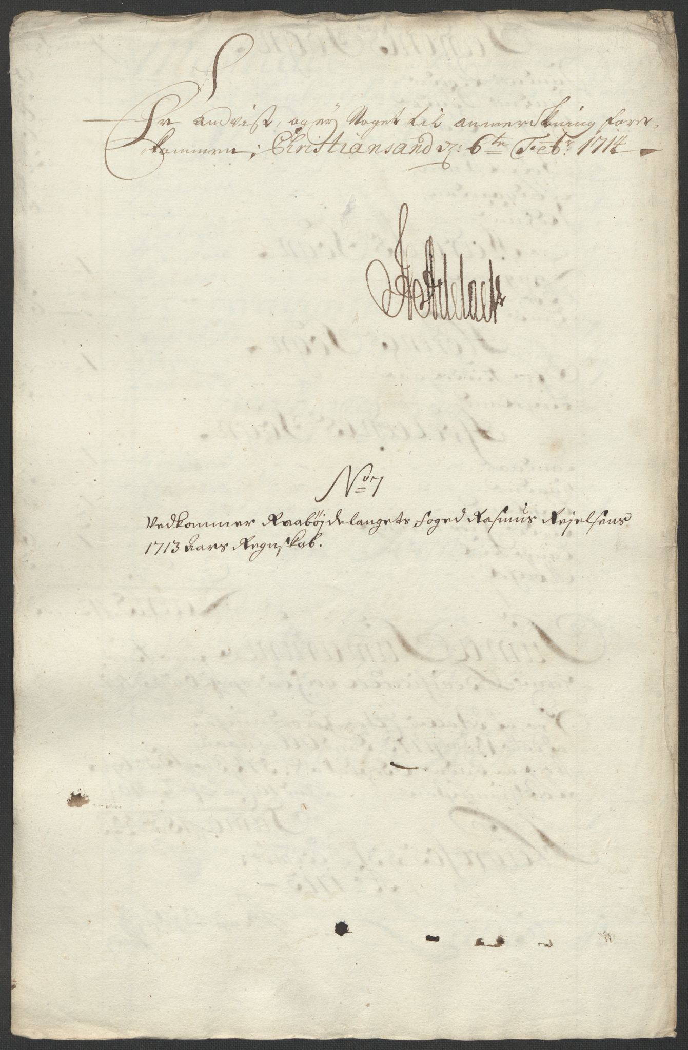 Rentekammeret inntil 1814, Reviderte regnskaper, Fogderegnskap, AV/RA-EA-4092/R40/L2450: Fogderegnskap Råbyggelag, 1712-1713, p. 342